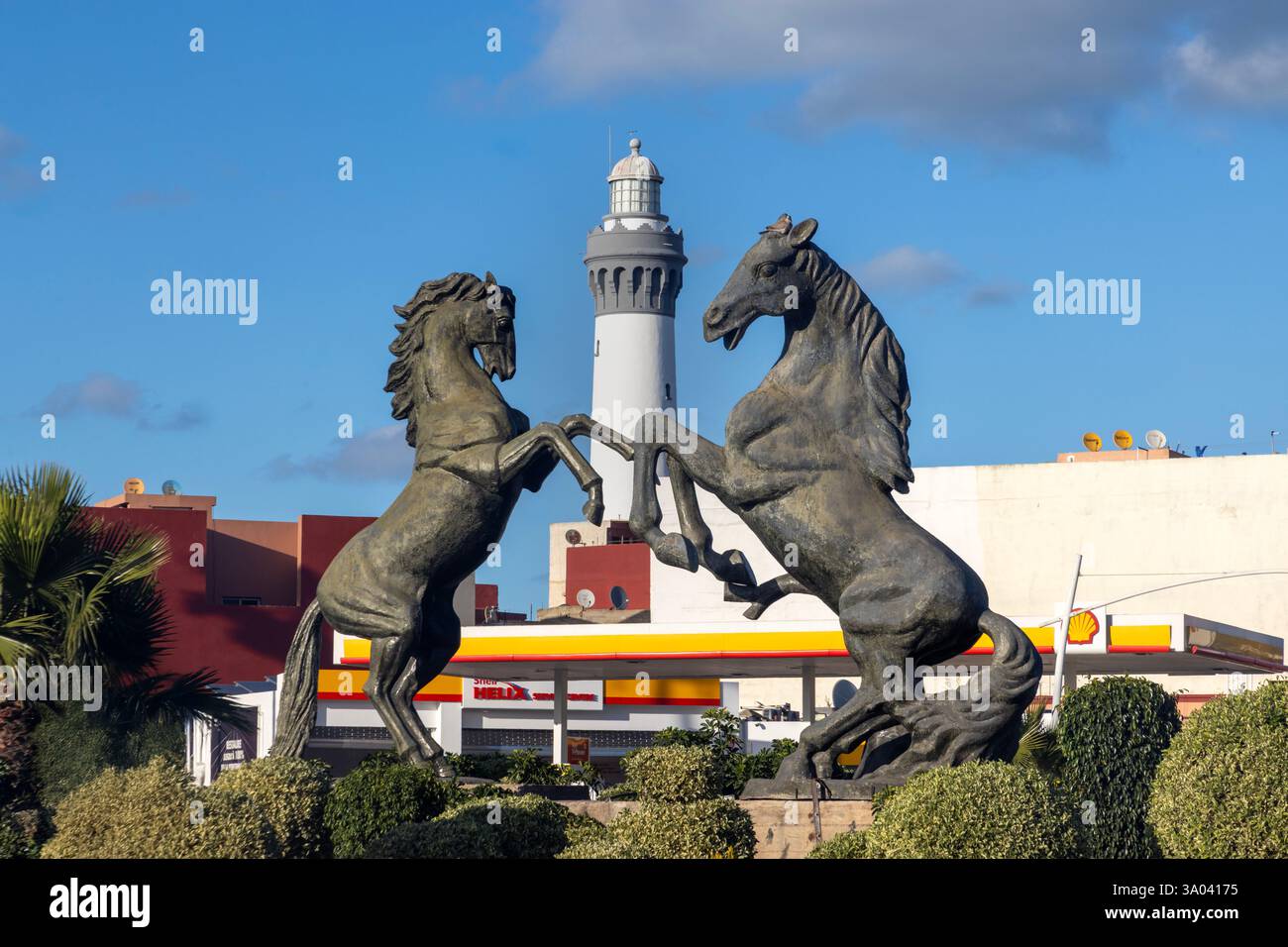 El Jadida est un port important et une ville fortifiée sur la côte atlantique du Maroc. Banque D'Images