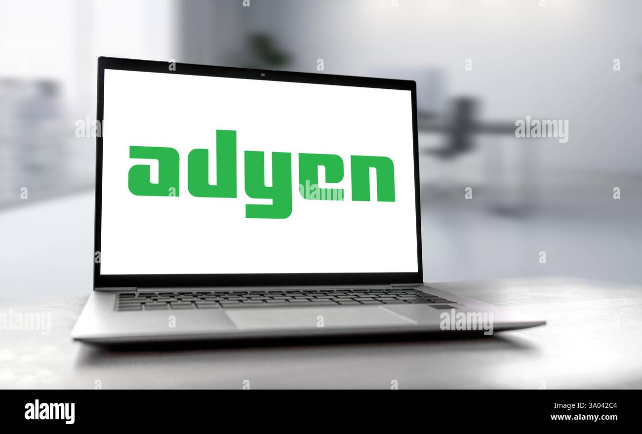 Service de paiement Adyen Banque D'Images