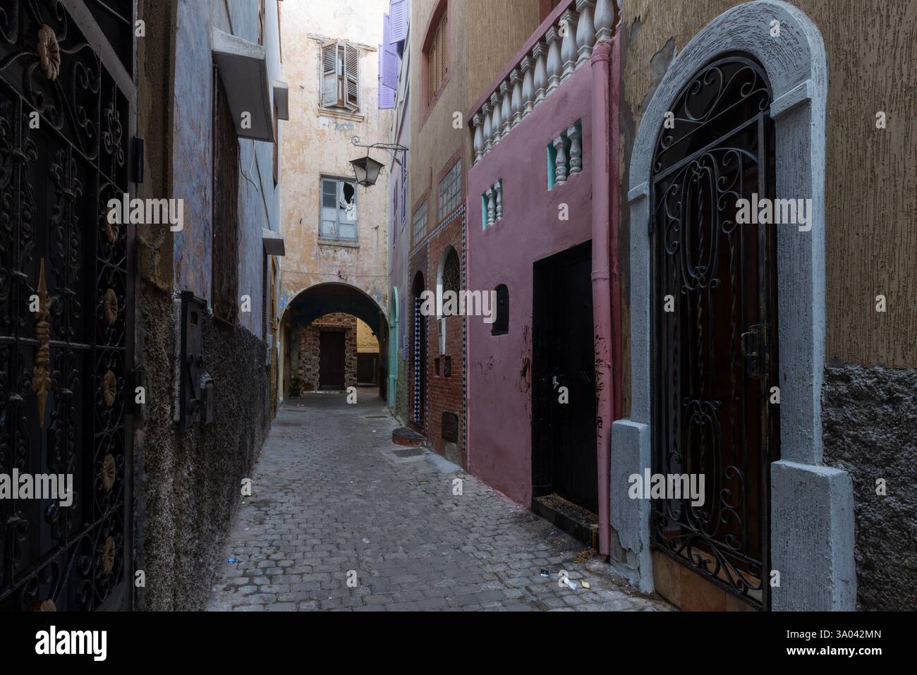 El Jadida est un port important et une ville fortifiée sur la côte atlantique du Maroc. Banque D'Images