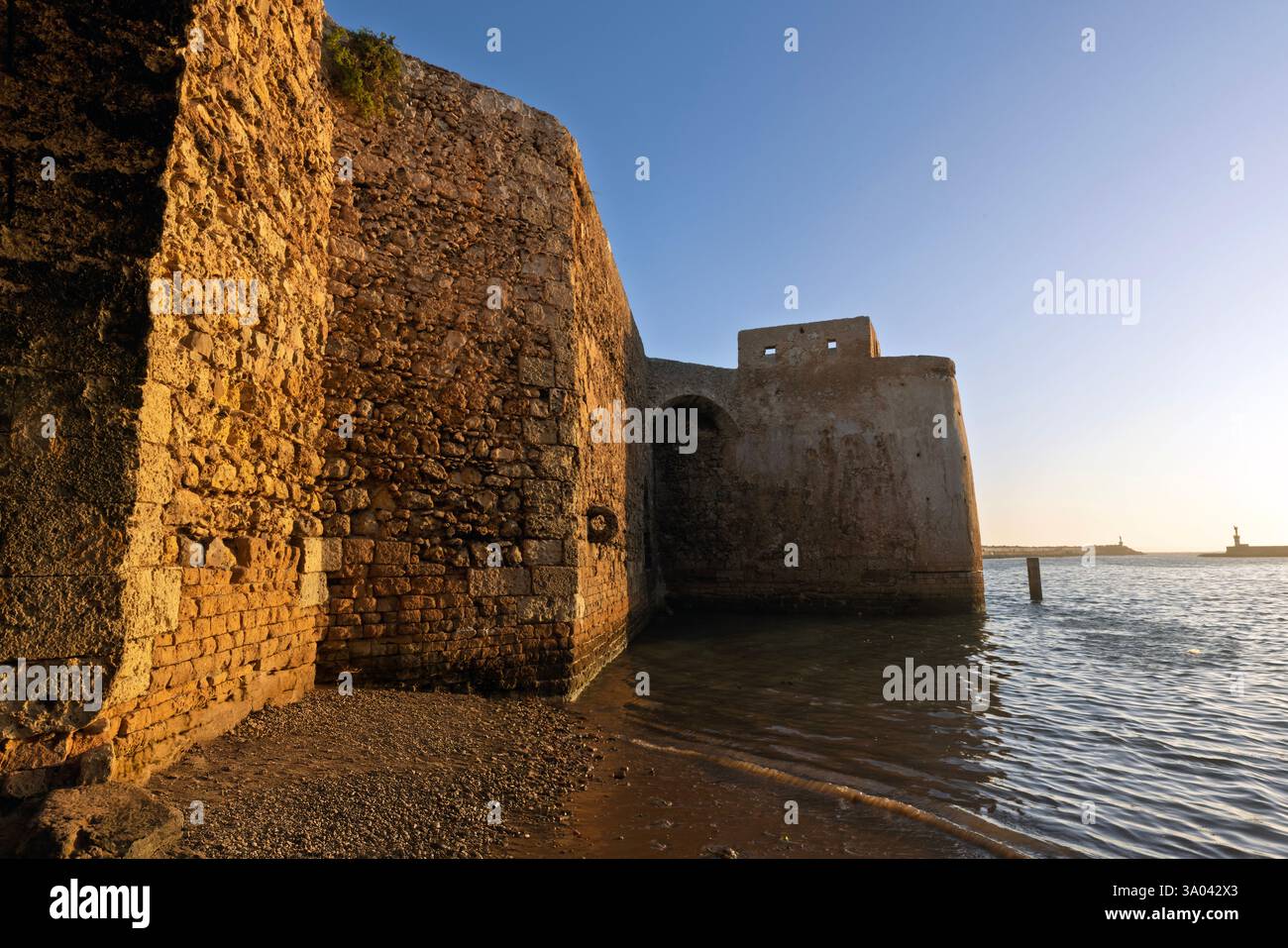 El Jadida est un port important et une ville fortifiée sur la côte atlantique du Maroc. Banque D'Images