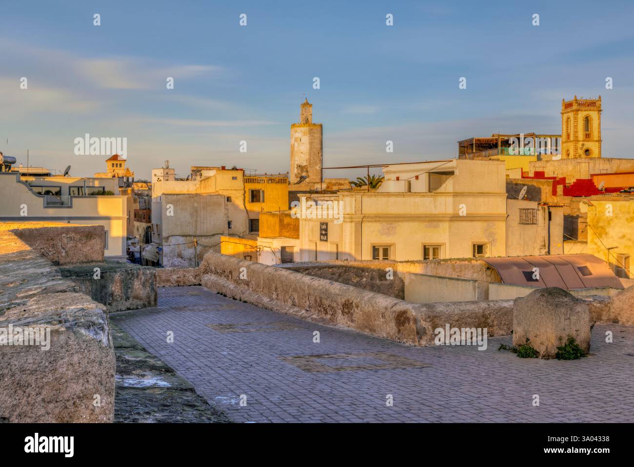El Jadida est un port important et une ville fortifiée sur la côte atlantique du Maroc. Banque D'Images