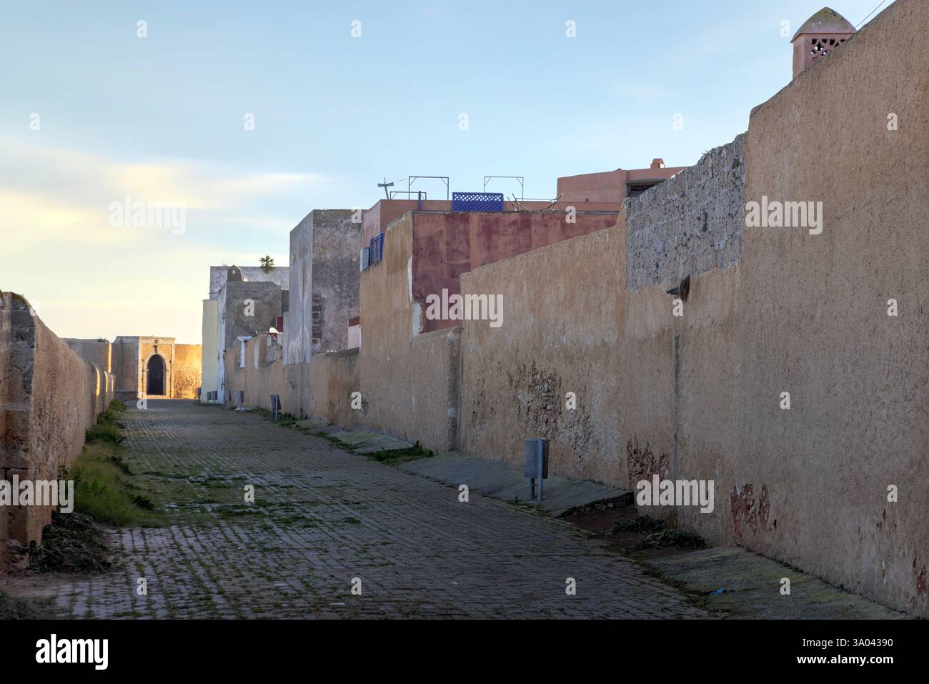 El Jadida est un port important et une ville fortifiée sur la côte atlantique du Maroc. Banque D'Images