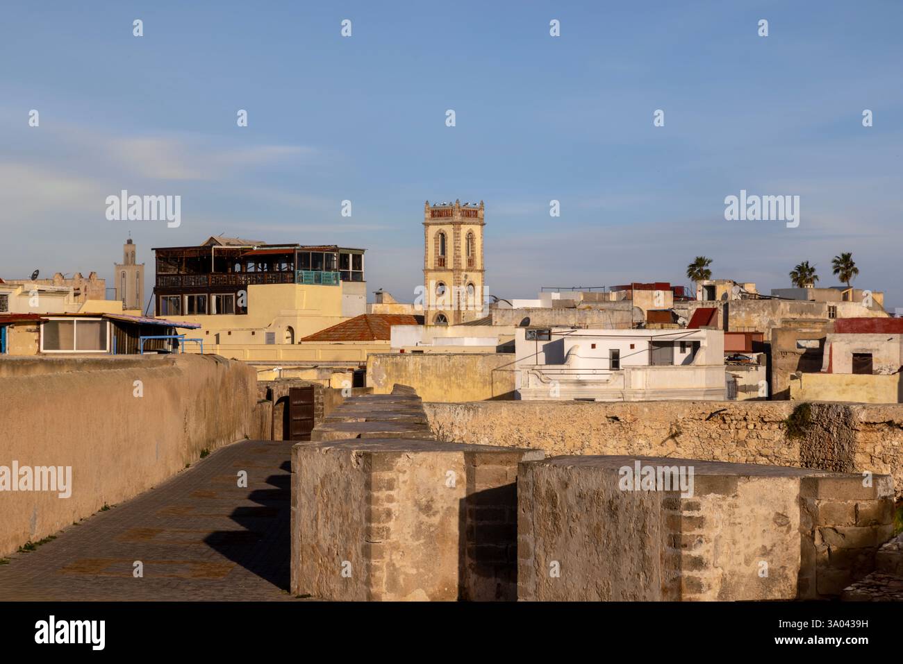 El Jadida est un port important et une ville fortifiée sur la côte atlantique du Maroc. Banque D'Images