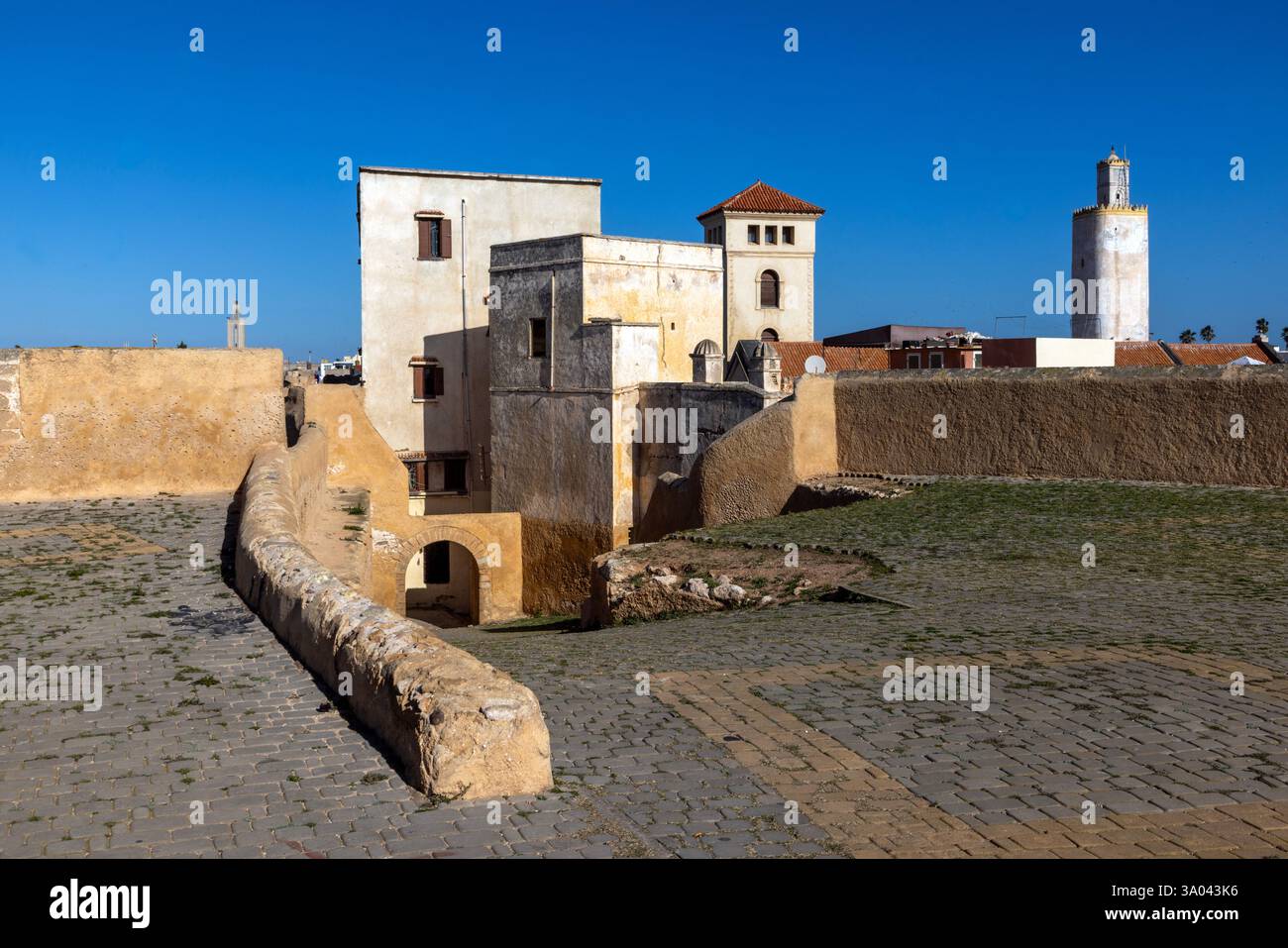 El Jadida est un port important et une ville fortifiée sur la côte atlantique du Maroc. Banque D'Images