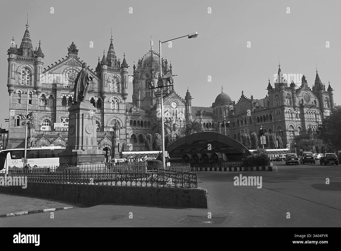 La gare Chhatrapati Shivaji Mumbai Maharashtra Inde Asie Dec 2011 Banque D'Images