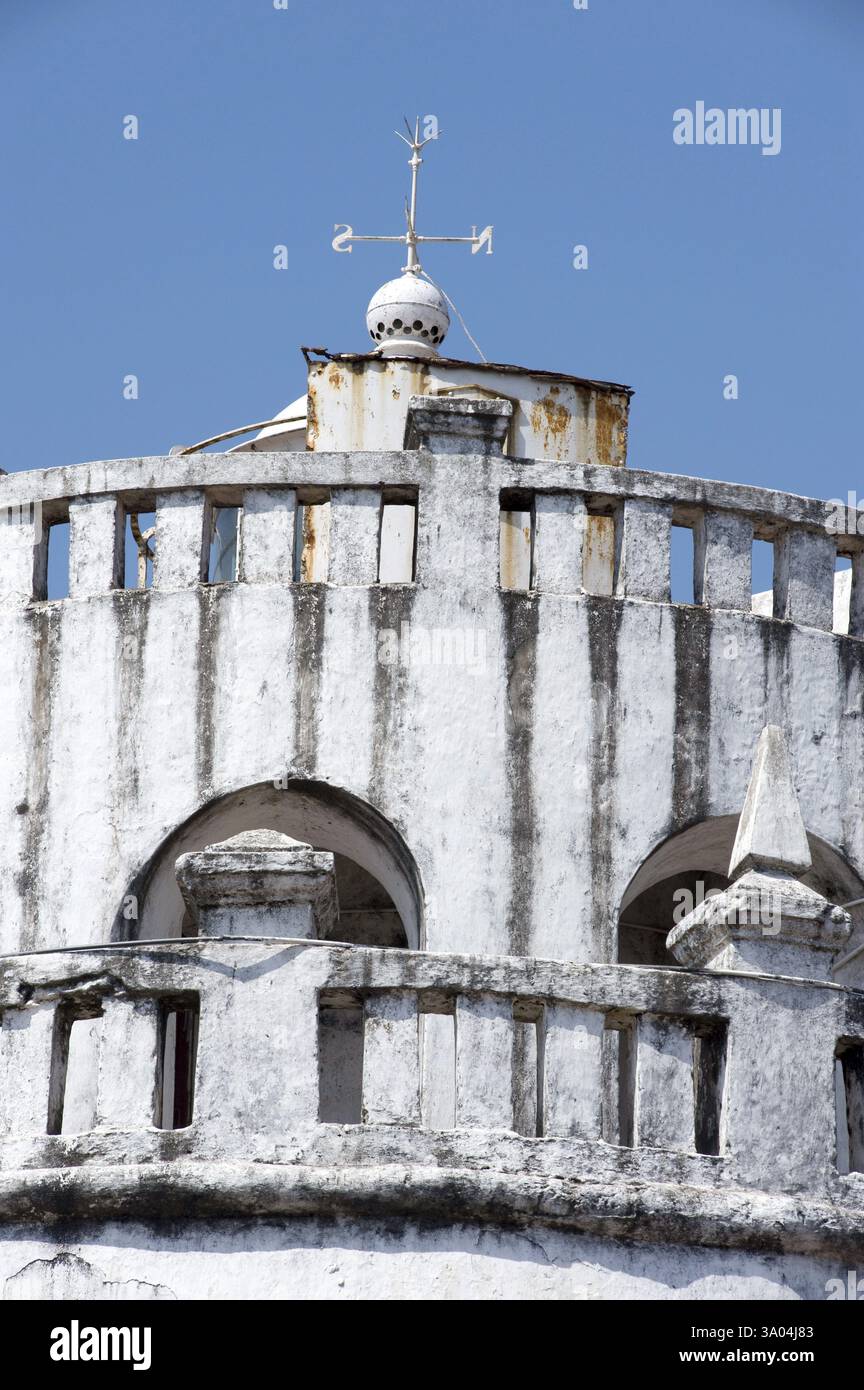 Maison de lumière au fort supérieur aguada, Goa, Inde, Asie Banque D'Images