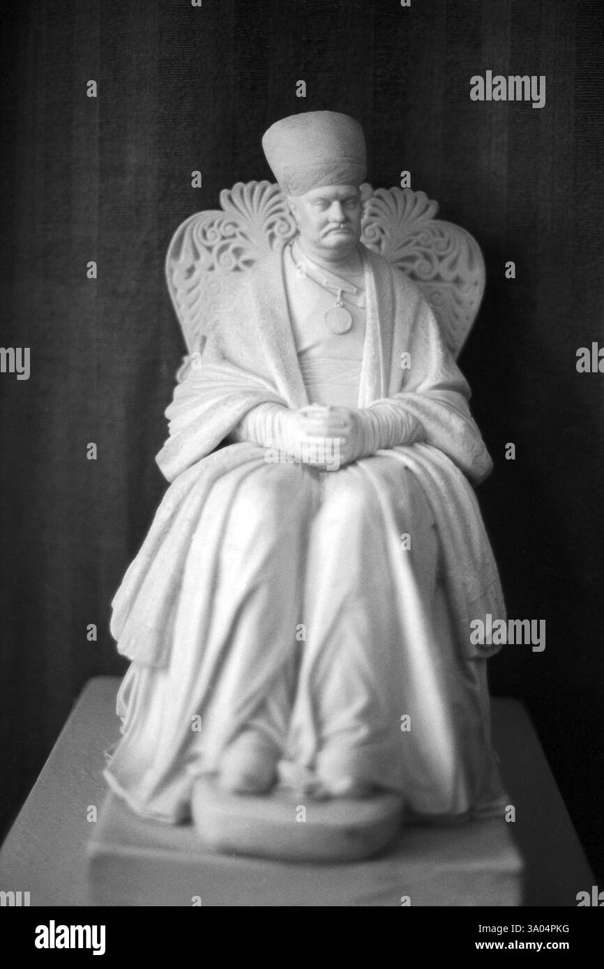 Statue en marbre de sir jamsedji jijibhai, Inde, Asie Banque D'Images