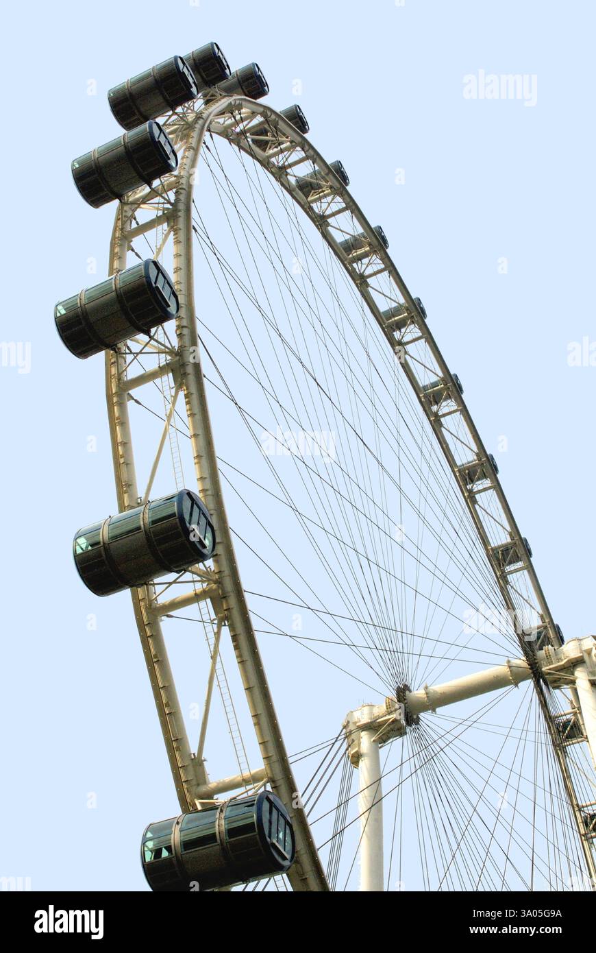 Flyer la plus grande roue d'observation géante du monde, Singapour, Asie Banque D'Images