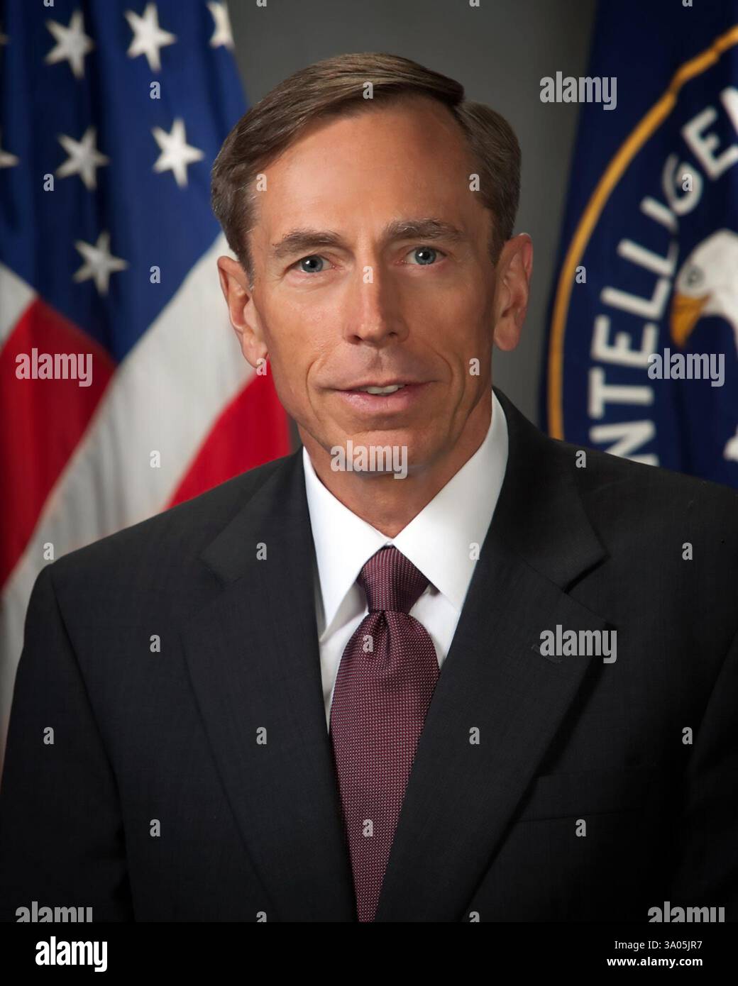 David Petraeus, David Howell Petraeus, général et fonctionnaire de l'armée des États-Unis à la retraite. Portrait officiel. Banque D'Images