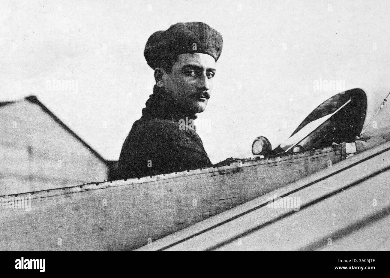Roland Garros, Eugène Adrien Roland Georges Garros (1888 – 1918) pionnier de l'aviation et pilote de chasse français. Banque D'Images