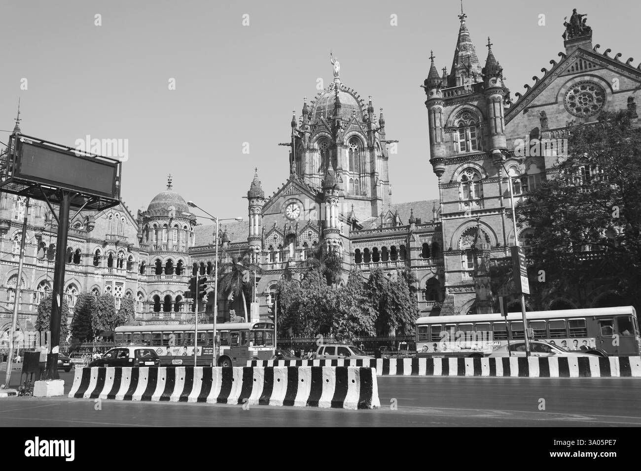 La gare Chhatrapati Shivaji Mumbai Maharashtra Inde Asie Dec 2011 Banque D'Images