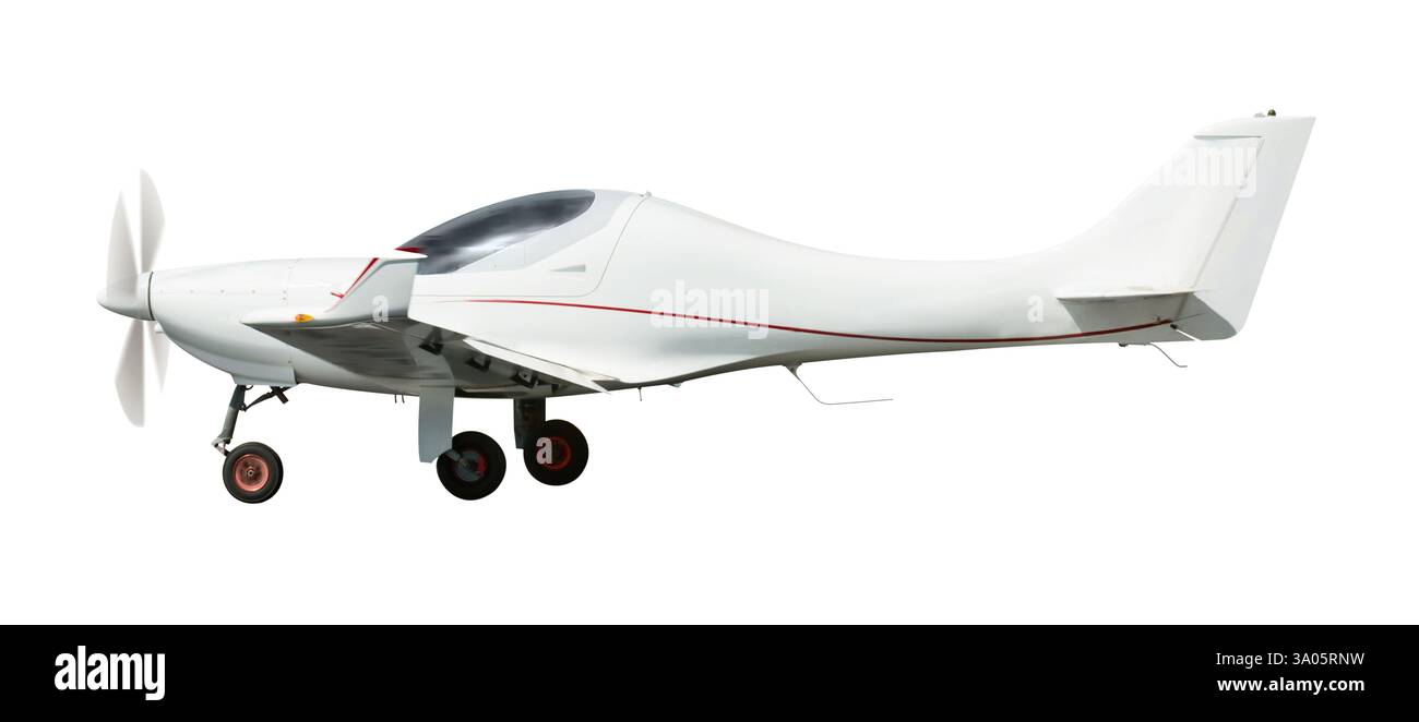 Avion de sport isolé sur un fond blanc propre Banque D'Images Avion de sport isolé sur un fond blanc propre Banque D'Images