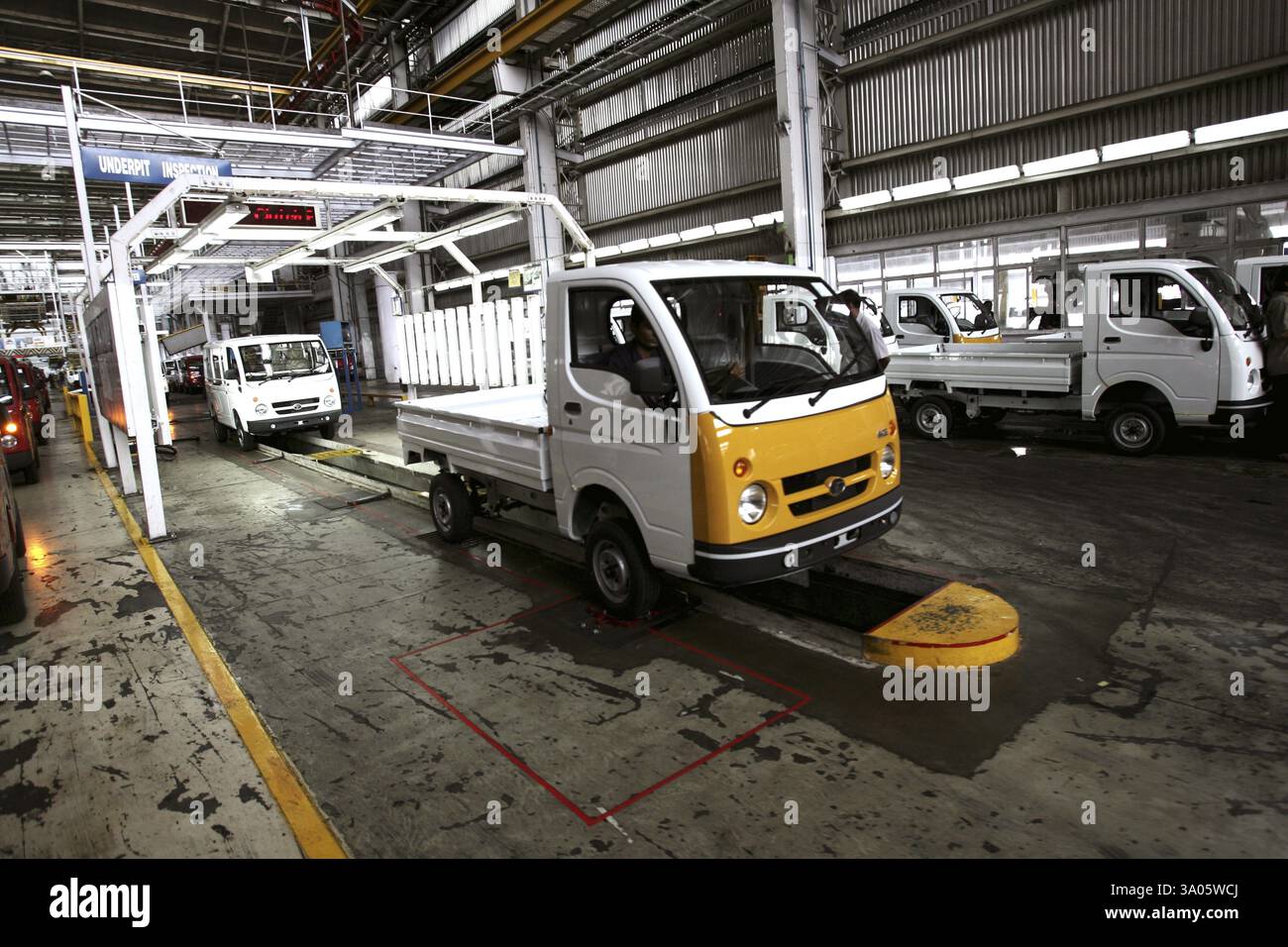 Tata Motors nouvelle gamme de mini matador Tata Ace atelier de véhicules commerciaux usine Tata Motors, Pimpri Pune Banque D'Images