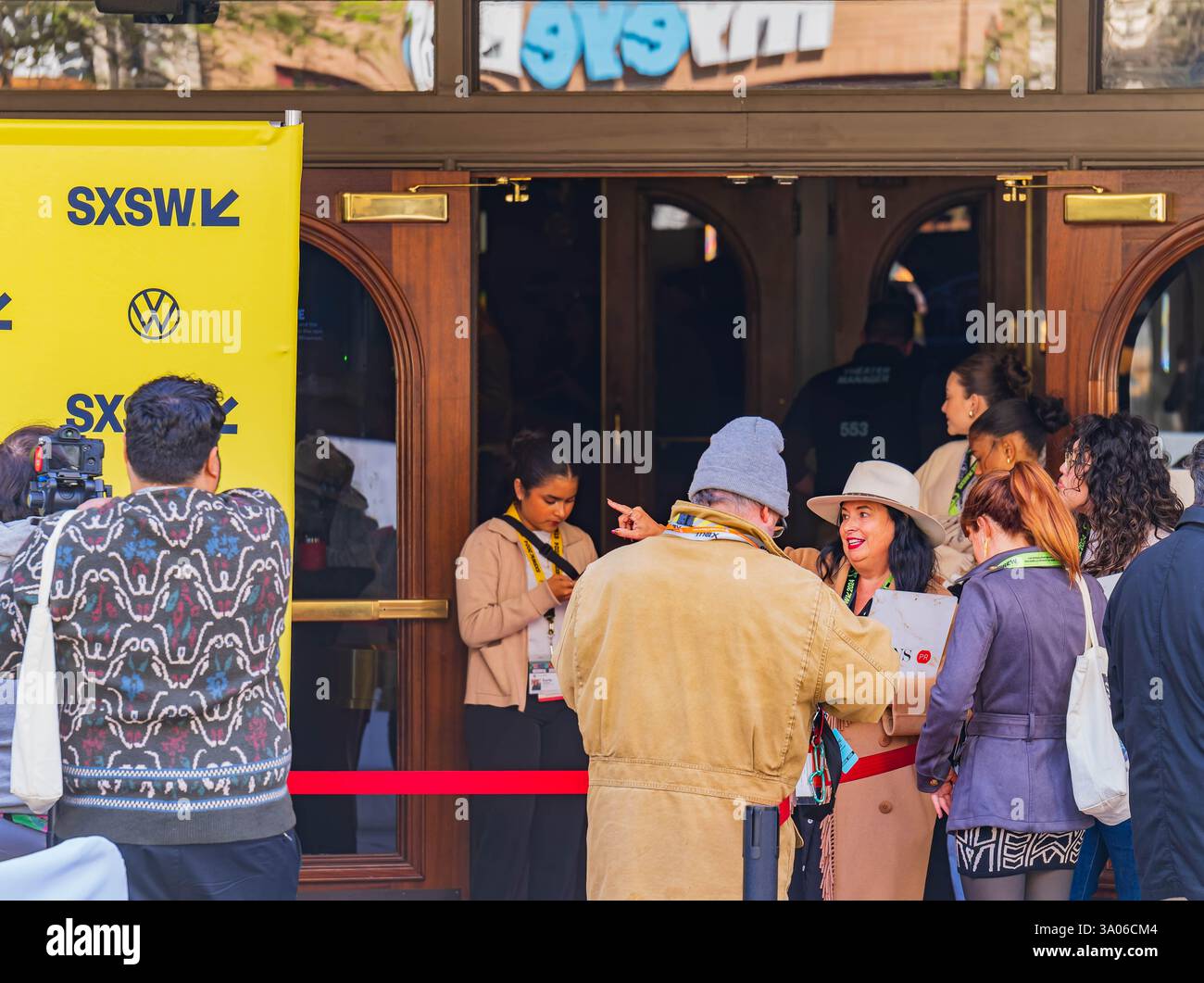 Texas, Mar 9 2024 - South by Southwest réunit la technologie, le cinéma, la musique, l'éducation et la culture dans une célébration vibrante. Banque D'Images