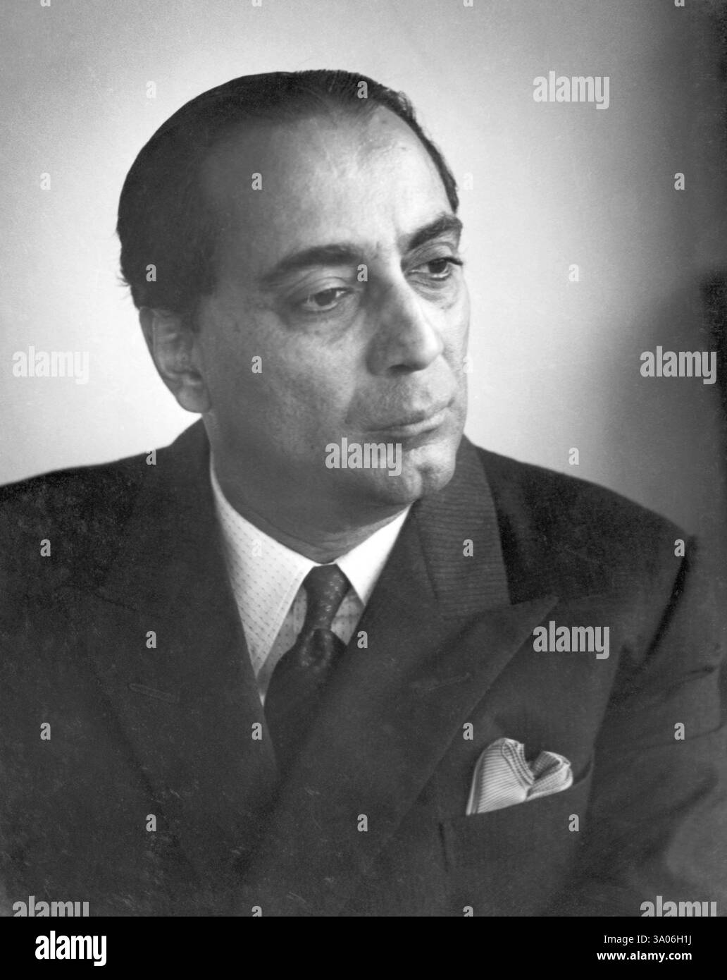 Portrait de Dr Homi Bhaba India 1940's NO MR Banque D'Images