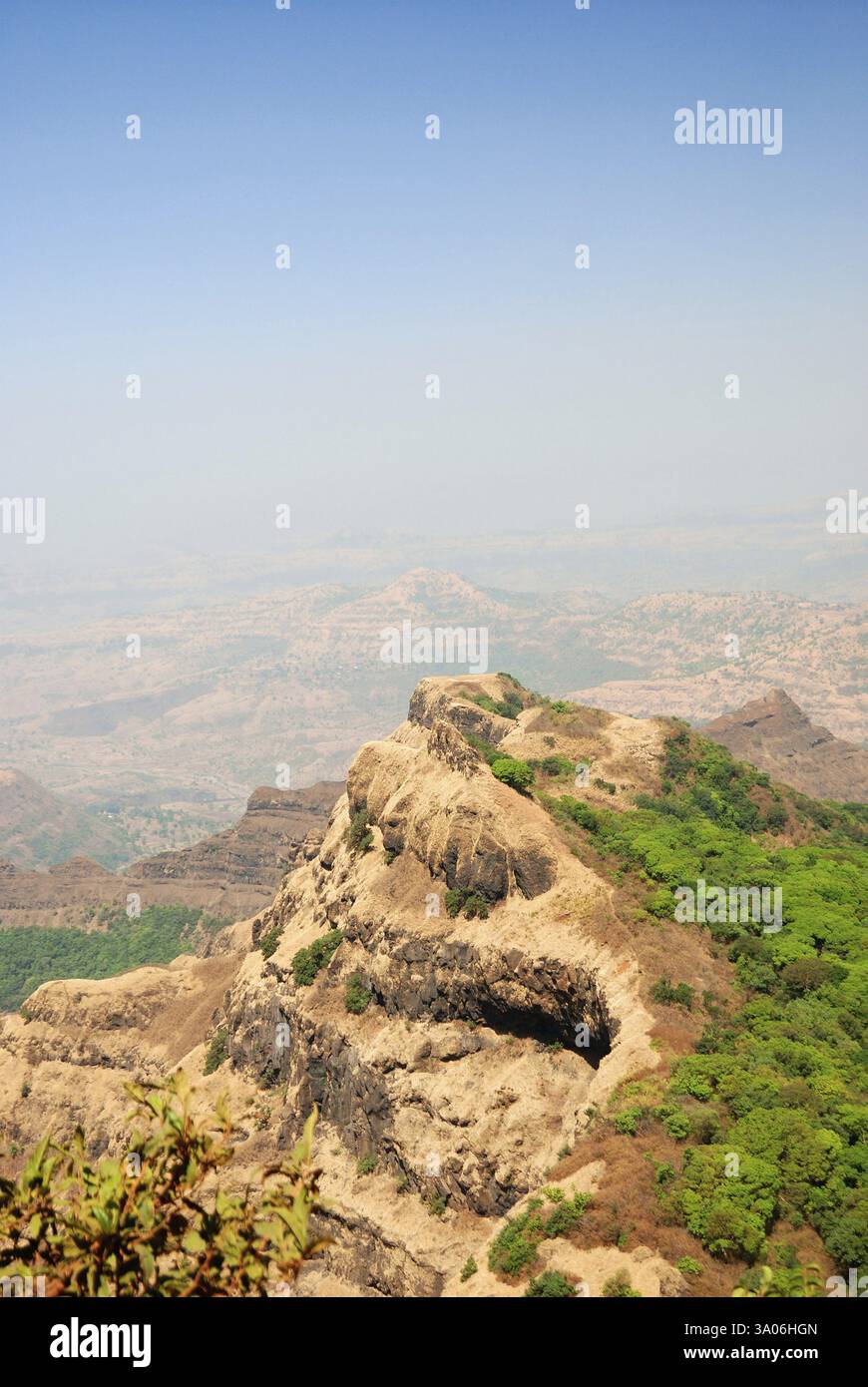 Arthur Seat point, Mahabaleshwar, Maharashtra, Inde, Asie Banque D'Images