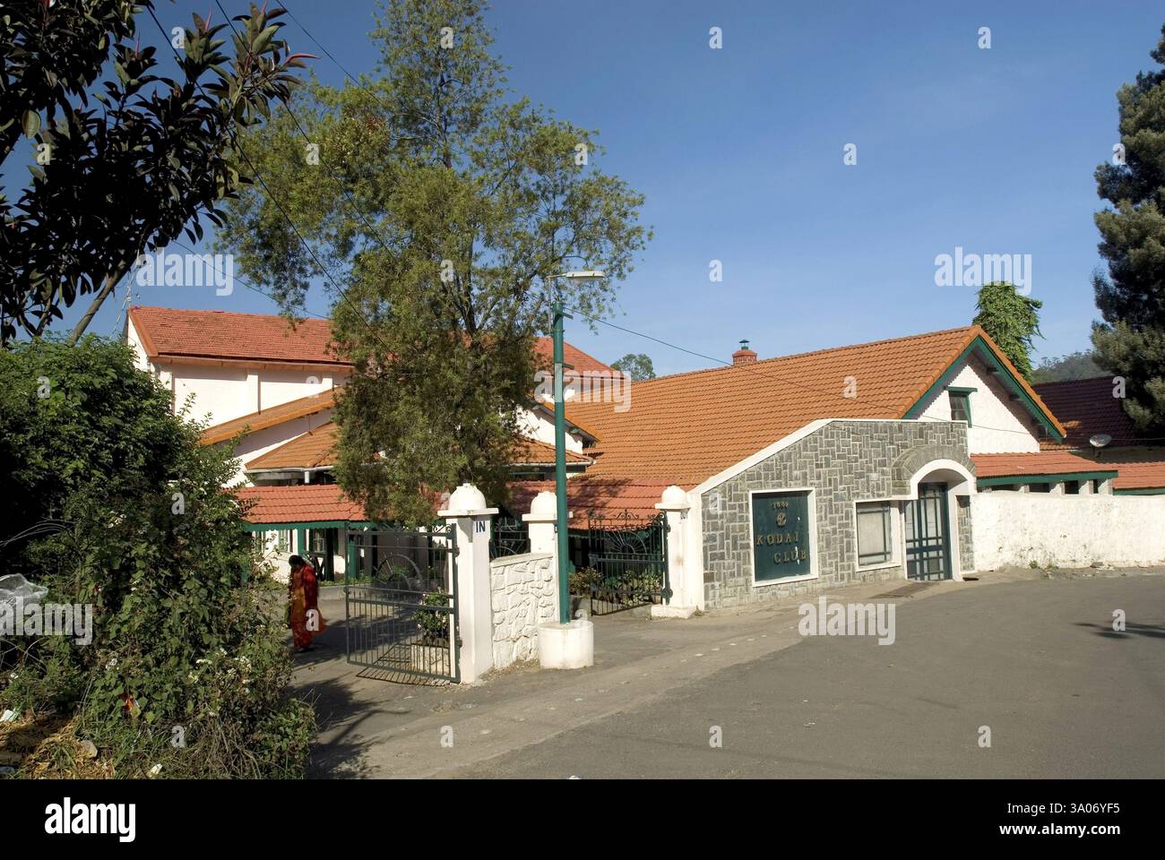 Le club Kodaikanal anglais, Kodaikanal, Tamil Nadu, Inde, Asie Banque D'Images