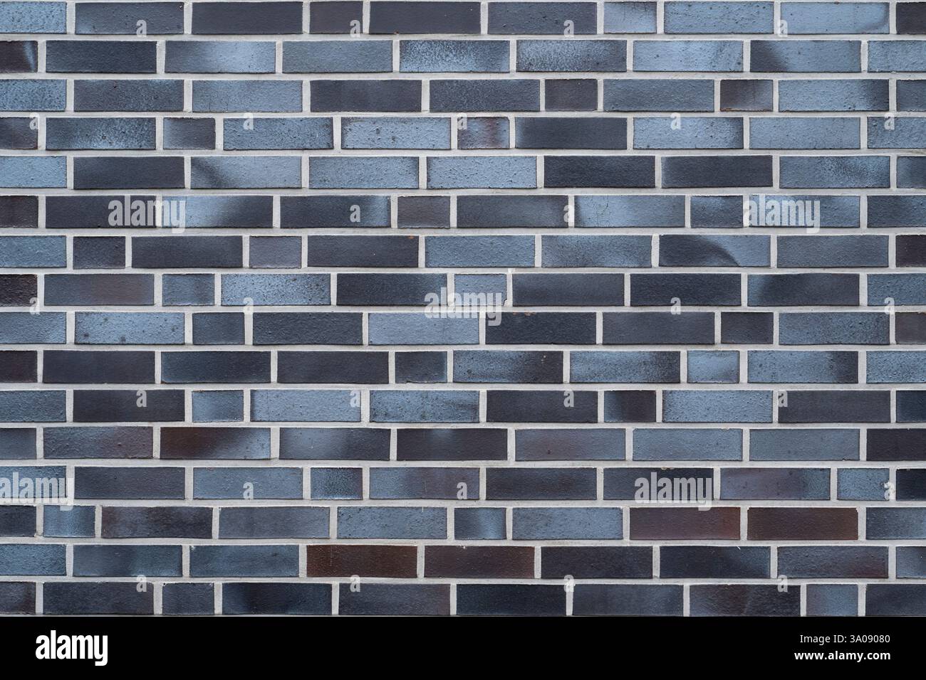 Mur avec clinker, photo de fond Banque D'Images
