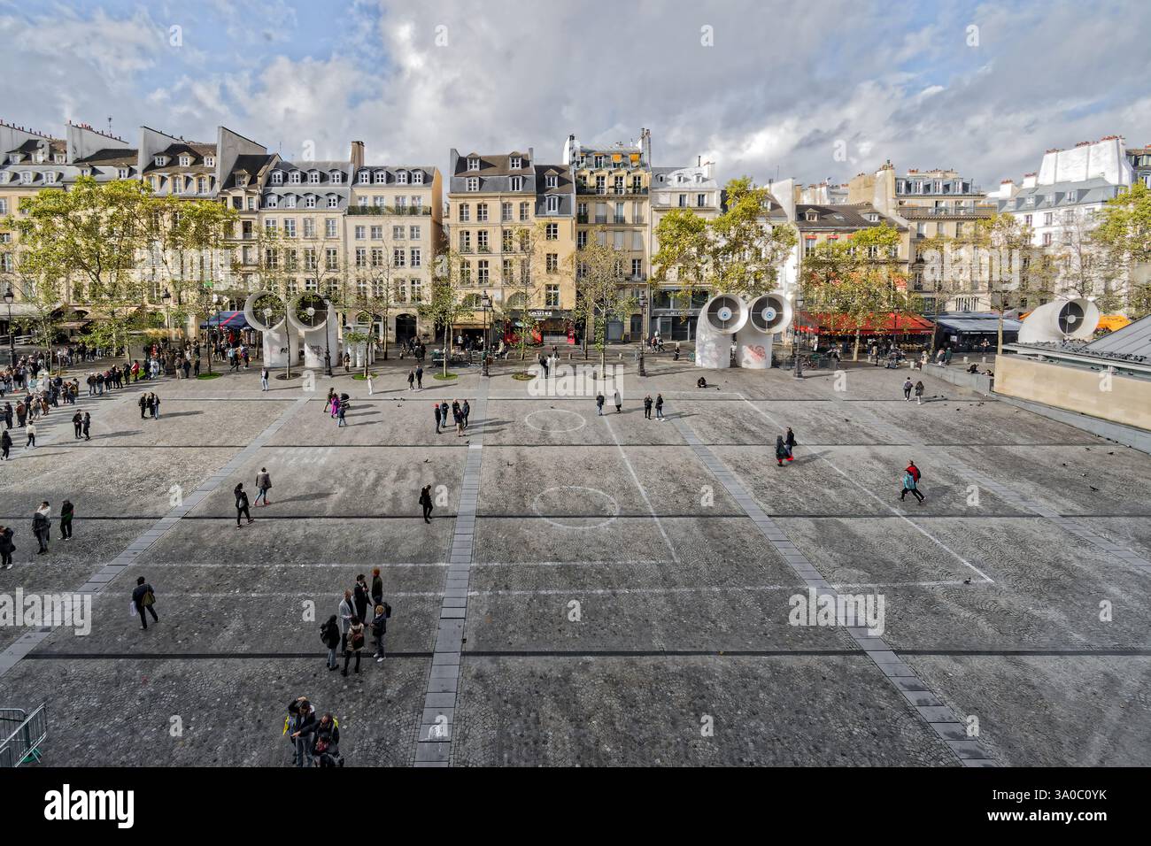 Paris - Beaubourg Banque D'Images