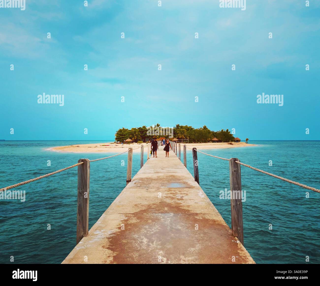 fidji île privée - Image de stock capturée avec un smartphone