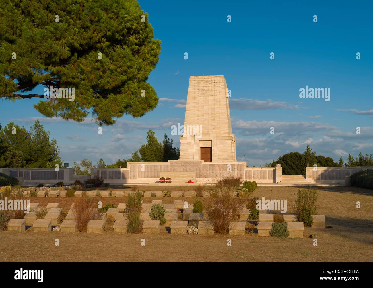 Canakkale, Turquie - 10.14 2024 : vue du Mémorial de Lone Pine Anzac. Sur le champ de bataille de Gallipoli à Gallipoli, en Turquie Banque D'Images