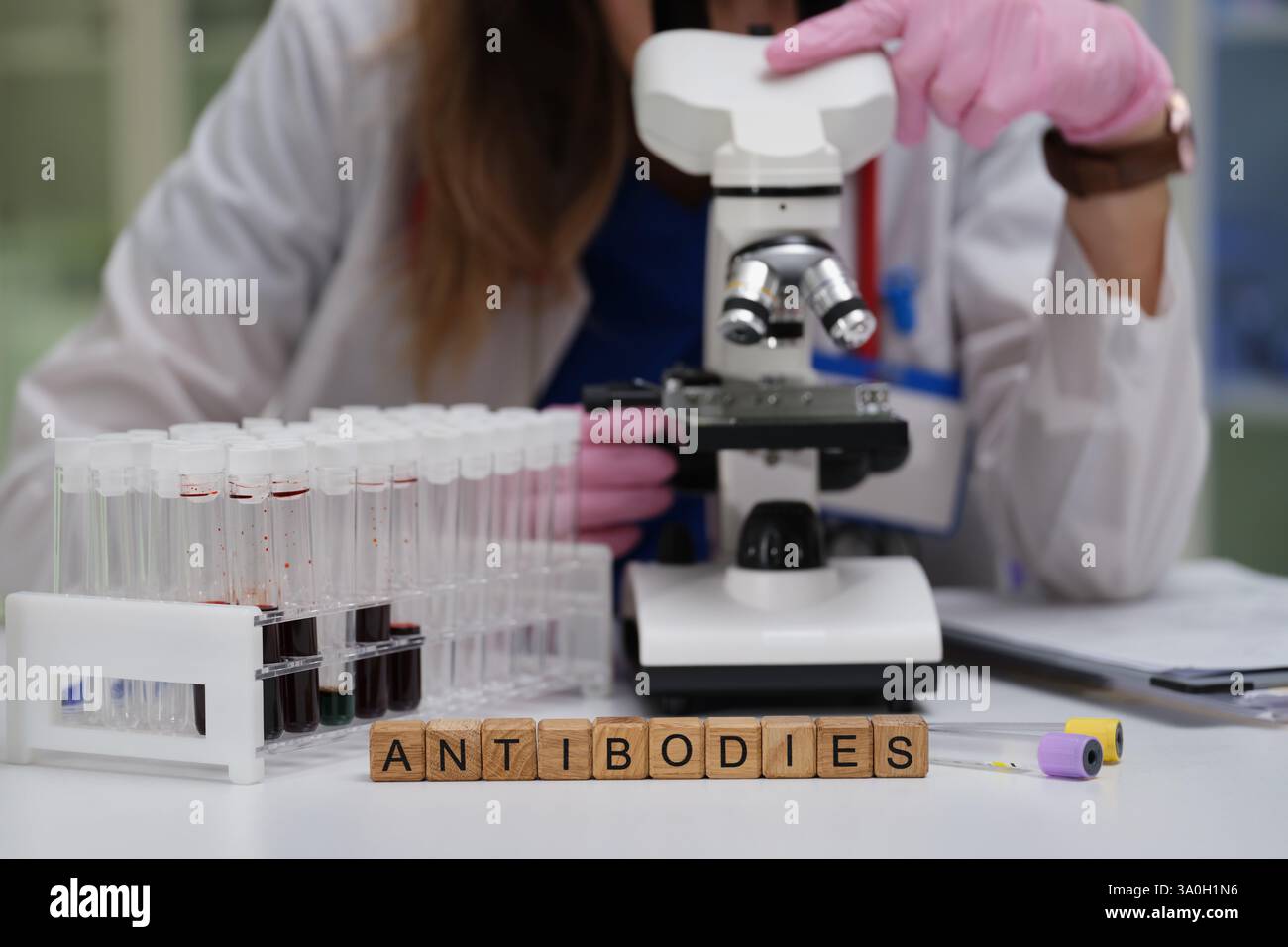 Tubes tests Banque de photographies et d’images à haute résolution - Alamy