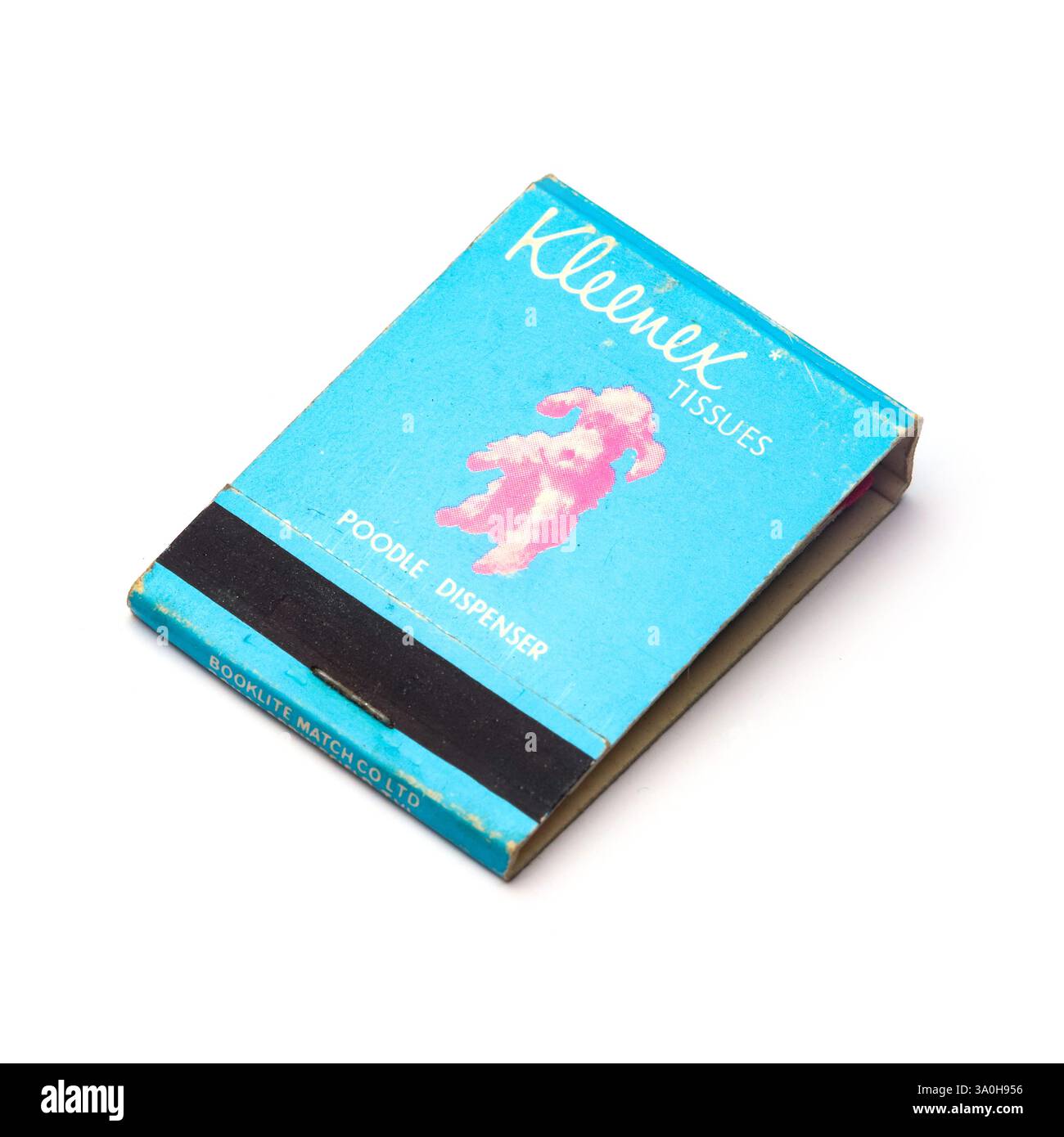 60 Matchbook publicité Kleenex tissus Banque D'Images