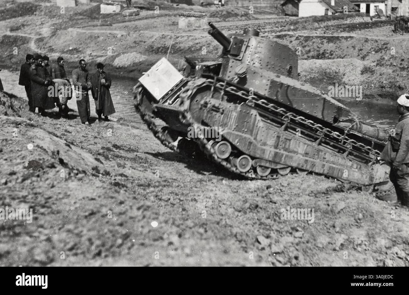 Char (japonais) Shanghai guerre sino-japonaise 1932 Banque D'Images