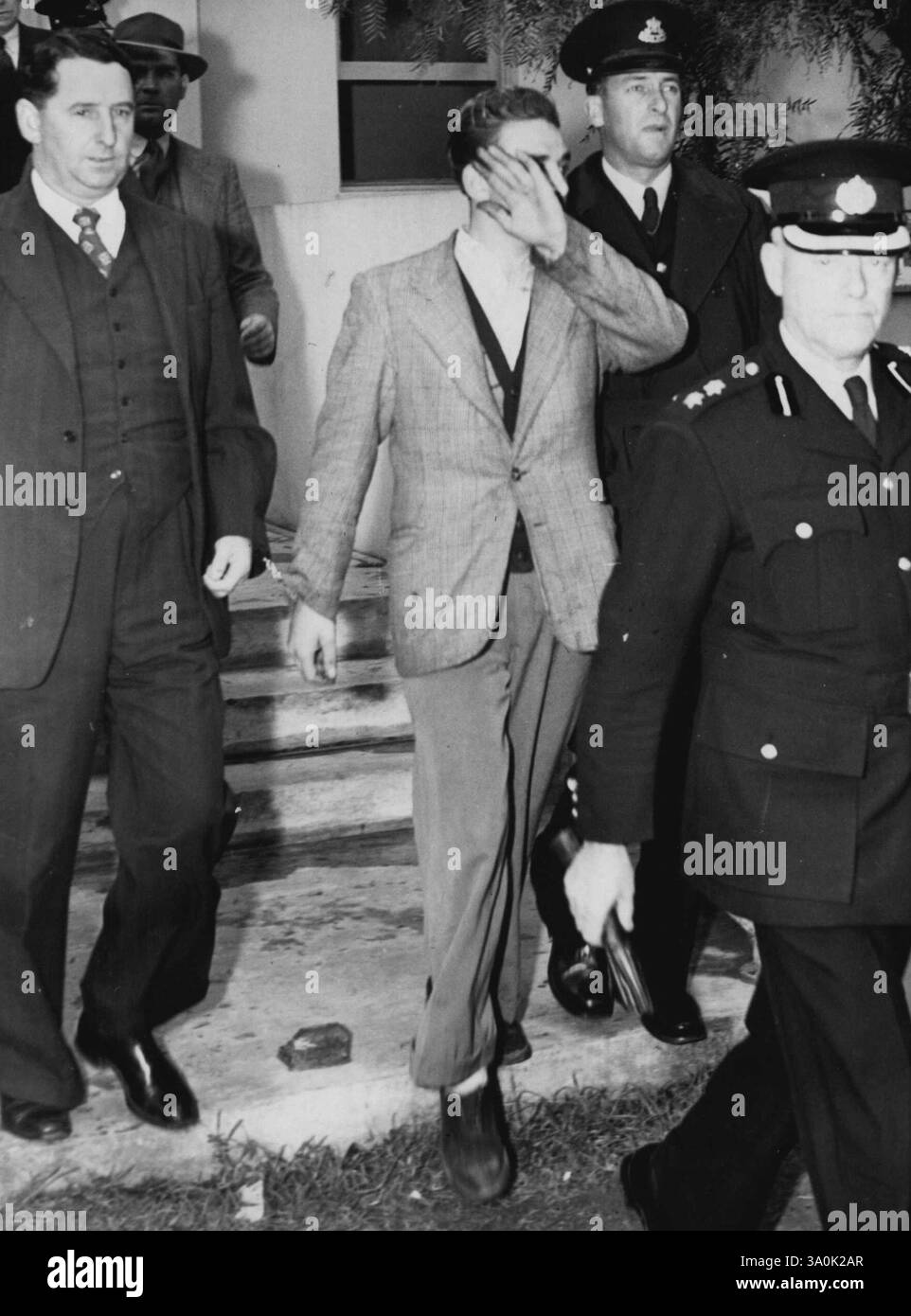 MRS Barrows - assassiné à Wollongong - crime australien. 19 juin 1951. Banque D'Images