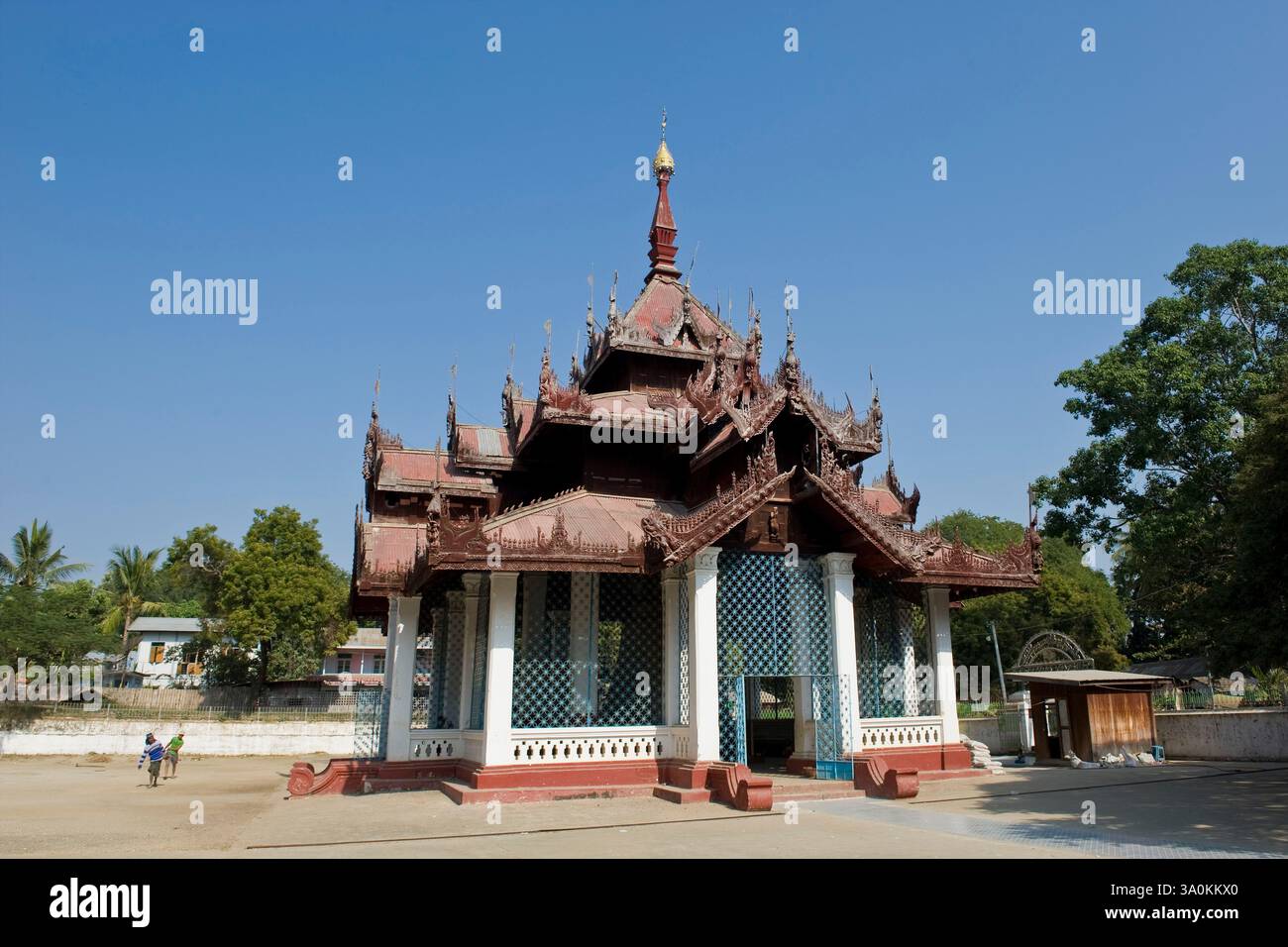 Le Myanmar, Mandalay, Mingun Paya, Bell Banque D'Images