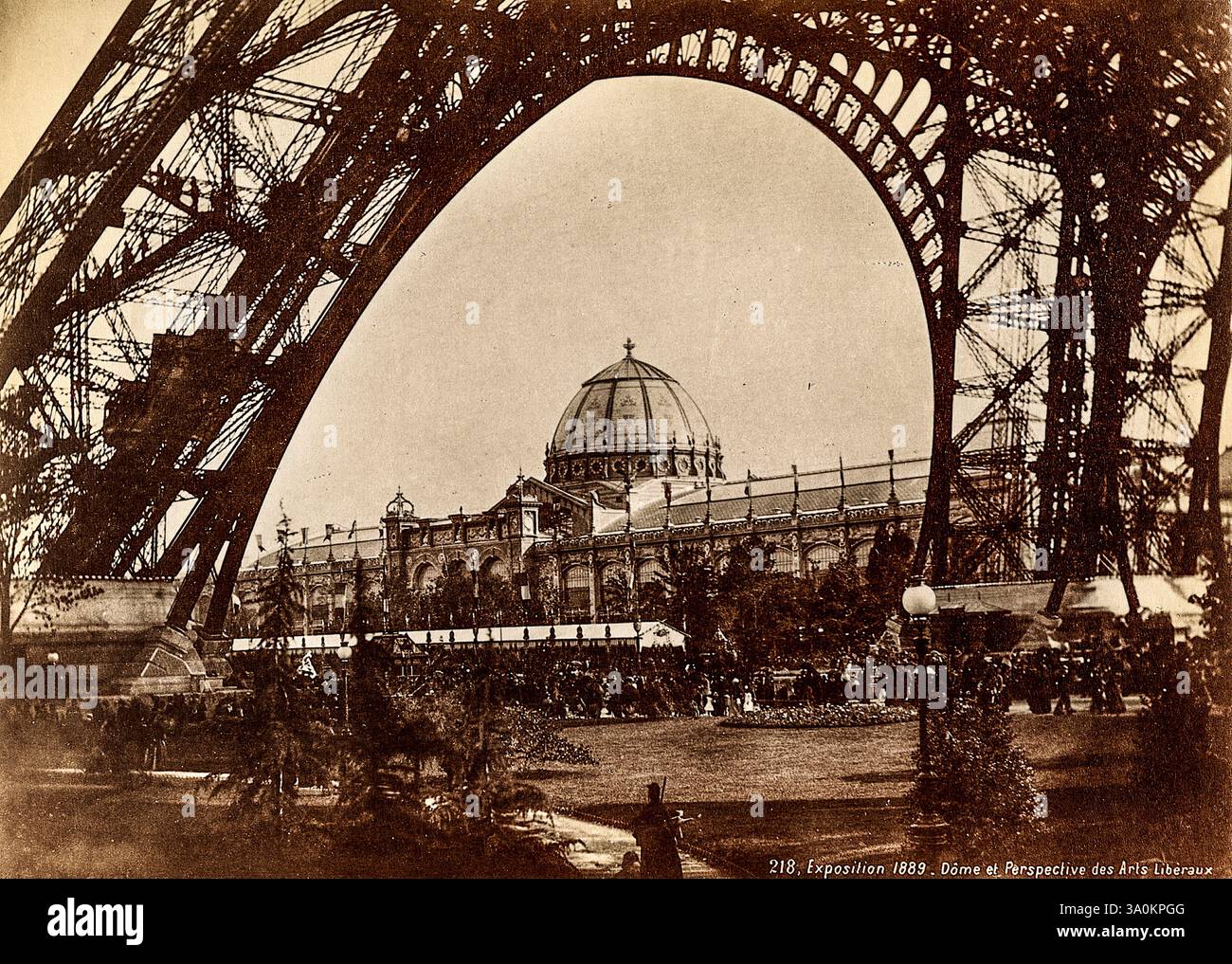 France Paris exposition universelle - 1889 Tour Eiffel Banque D'Images France Paris exposition universelle - 1889 Tour Eiffel Banque D'Images