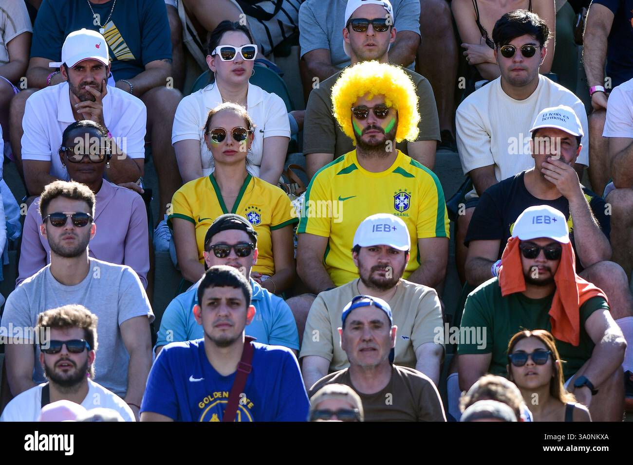 Fans de tennis brésilien. Argentine Open 2025 Banque D'Images