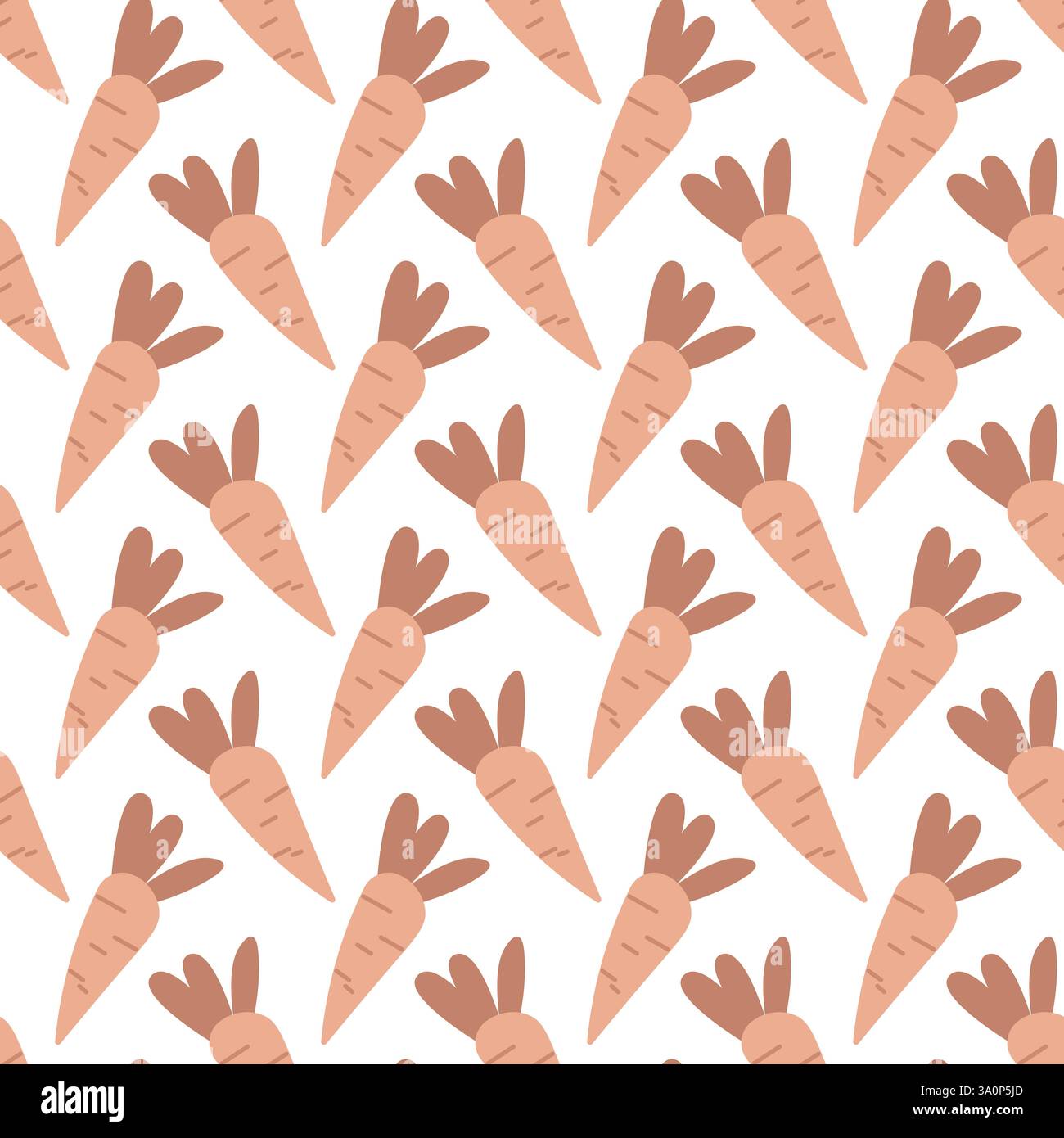 Motif sans couture de graphiques de carotte dessinés à la main sur fond blanc. Illustration de Vecteur