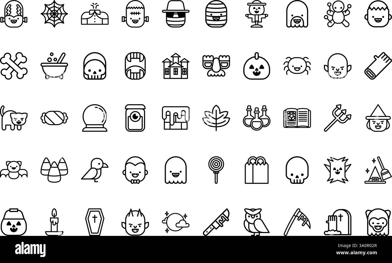 Collection d'icônes vectorielles de haute qualité avec contour modifiable. Idéal pour les projets professionnels et créatifs. Illustration de Vecteur