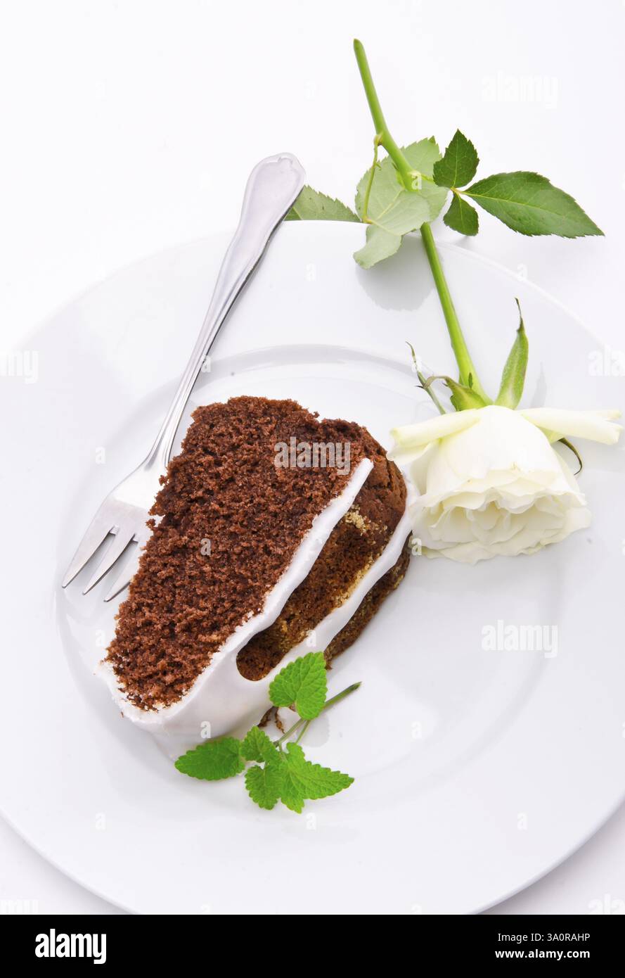 Gâteau au chocolat Banque D'Images