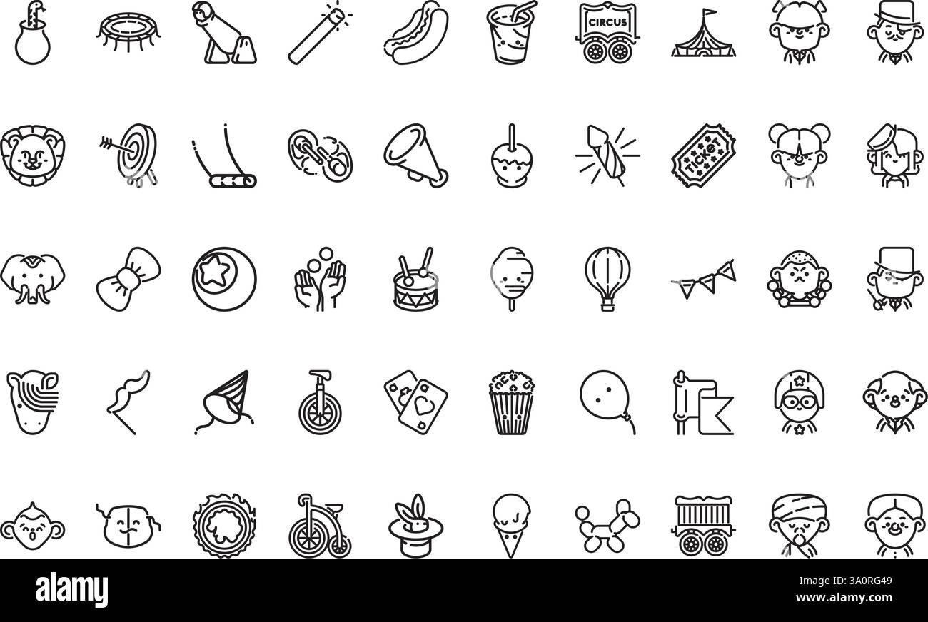 Collection d'icônes vectorielles de haute qualité avec contour modifiable. Idéal pour les projets professionnels et créatifs. Illustration de Vecteur