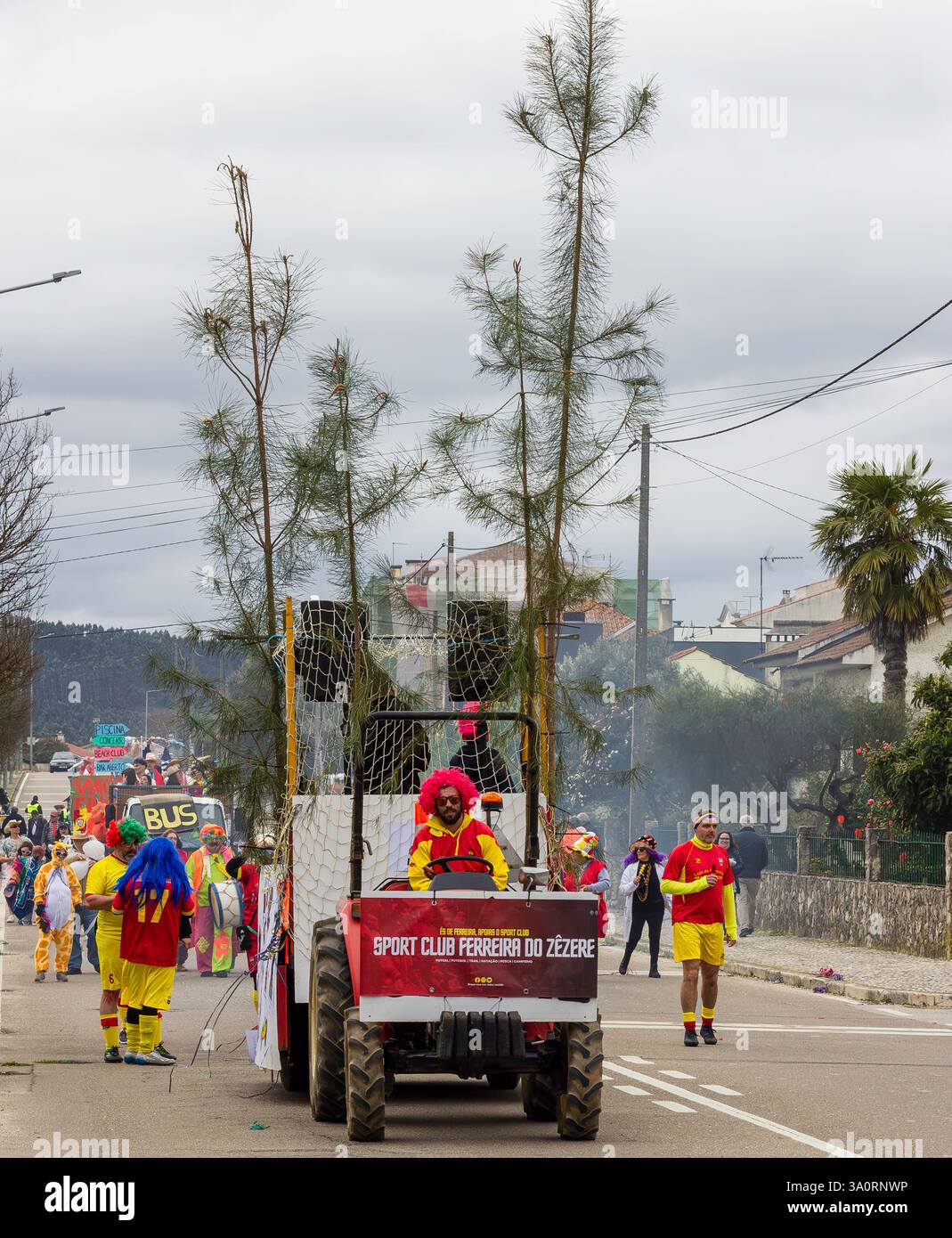 Carnaval de Ferreira do Zêzere 2025, Portugal Banque D'Images