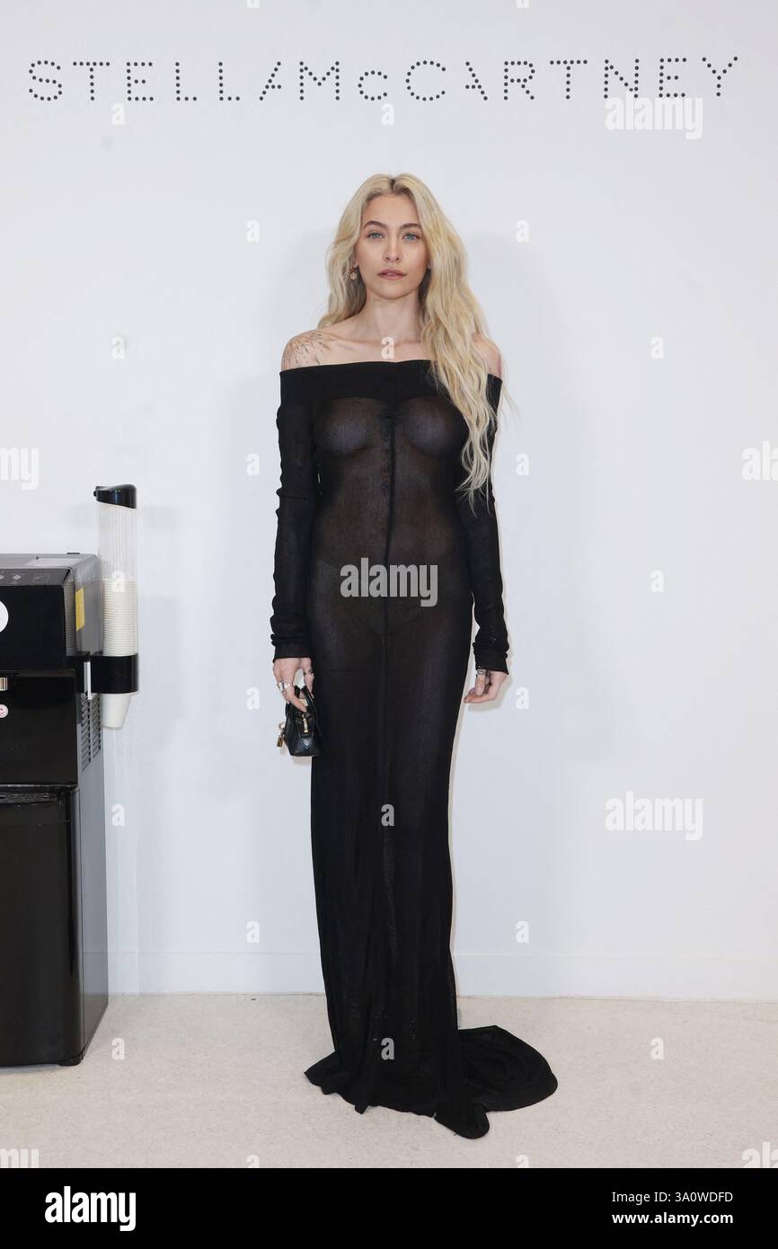 Paris, France. 05 mars 2025. Paris Jackson au défilé Stella McCartney dans le cadre de la Paris Fashion week le 5 mars 2025 à Paris. Photo de Jérôme domine/ABACAPRESS. COM Credit : Abaca Press/Alamy Live News Banque D'Images