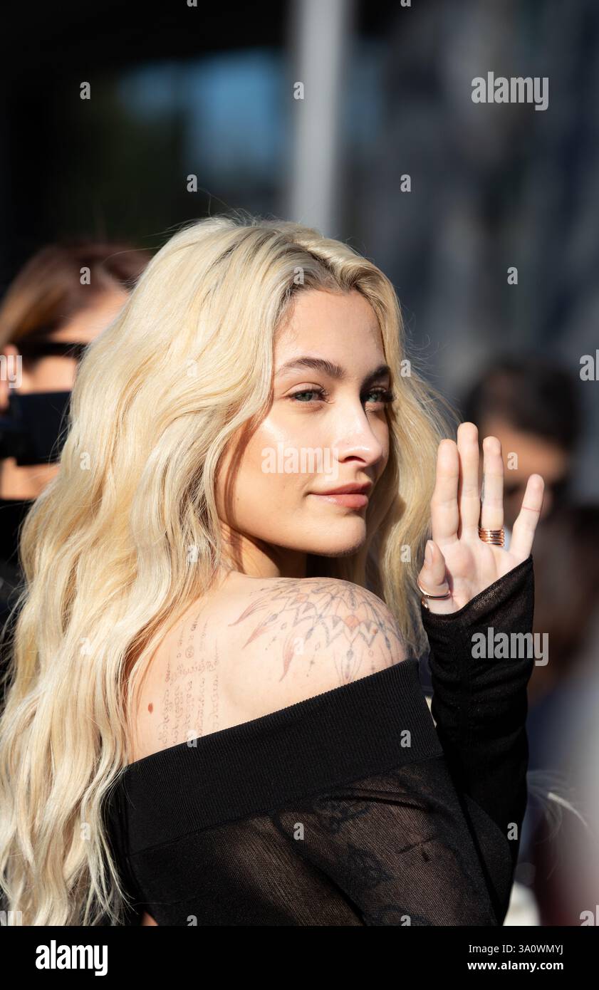 Paris-Michael Katherine Jackson au défilé de mode féminin Stella McCartney automne/hiver 2025-2026 à Paris Fashion week (PFW), 32 rue Hélène et François Missofe, Paris, France (Constance Bugaut/SPP) crédit : SPP Sport Press photo. /Alamy Live News Banque D'Images