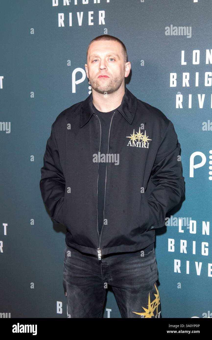 New York, États-Unis. 05 mars 2025. NEW YORK, NEW YORK - 05 MARS : OT The Real assiste à la première de 'long Bright River' New York de Peacock au Metrograph le 05 mars 2025 à New York. Crédit : Ron Adar/Alamy Live News Banque D'Images