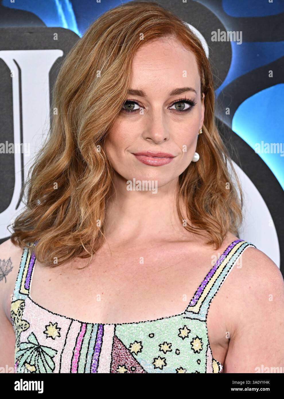 Los Angeles, États-Unis. 03 mars 2024. Valyn Hall arrive à la première de la série originale de HBO "The Righteous Gemstones" Los Angeles au Paramount Theatre le 5 mars 2025 à Los Angeles, CA. © Starbuck/AFF-USA.com crédit : AFF/Alamy Live News Banque D'Images