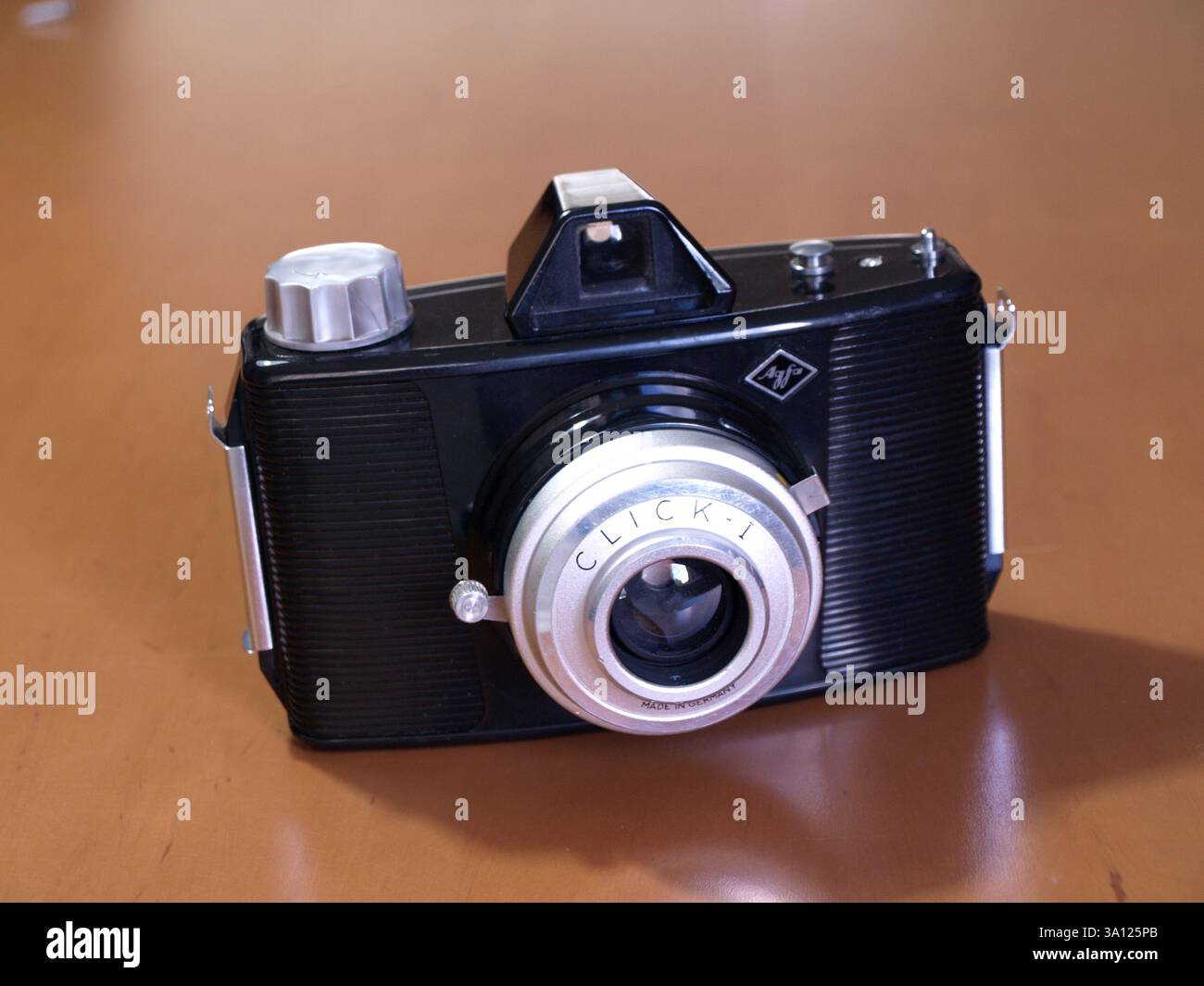 Agfa Click I , est un boîtier 6x6 pour film 120 réalisé par Agfa. (Wiki) Banque D'Images