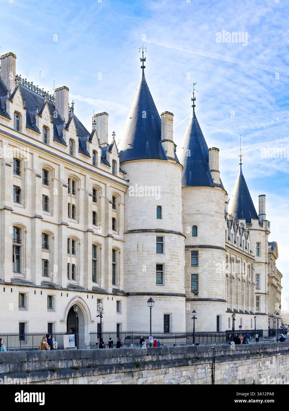 Paris - la Conciergerie Banque D'Images