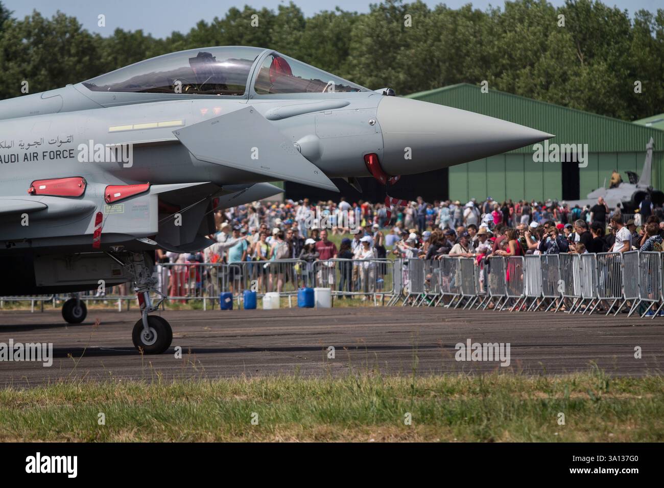 France, Indre et Loire, Tours, base aérienne 705, rencontre aérienne du centenaire du camp d'aviation de Parçay, typhon de l'armée de l'air saoudienne Banque D'Images