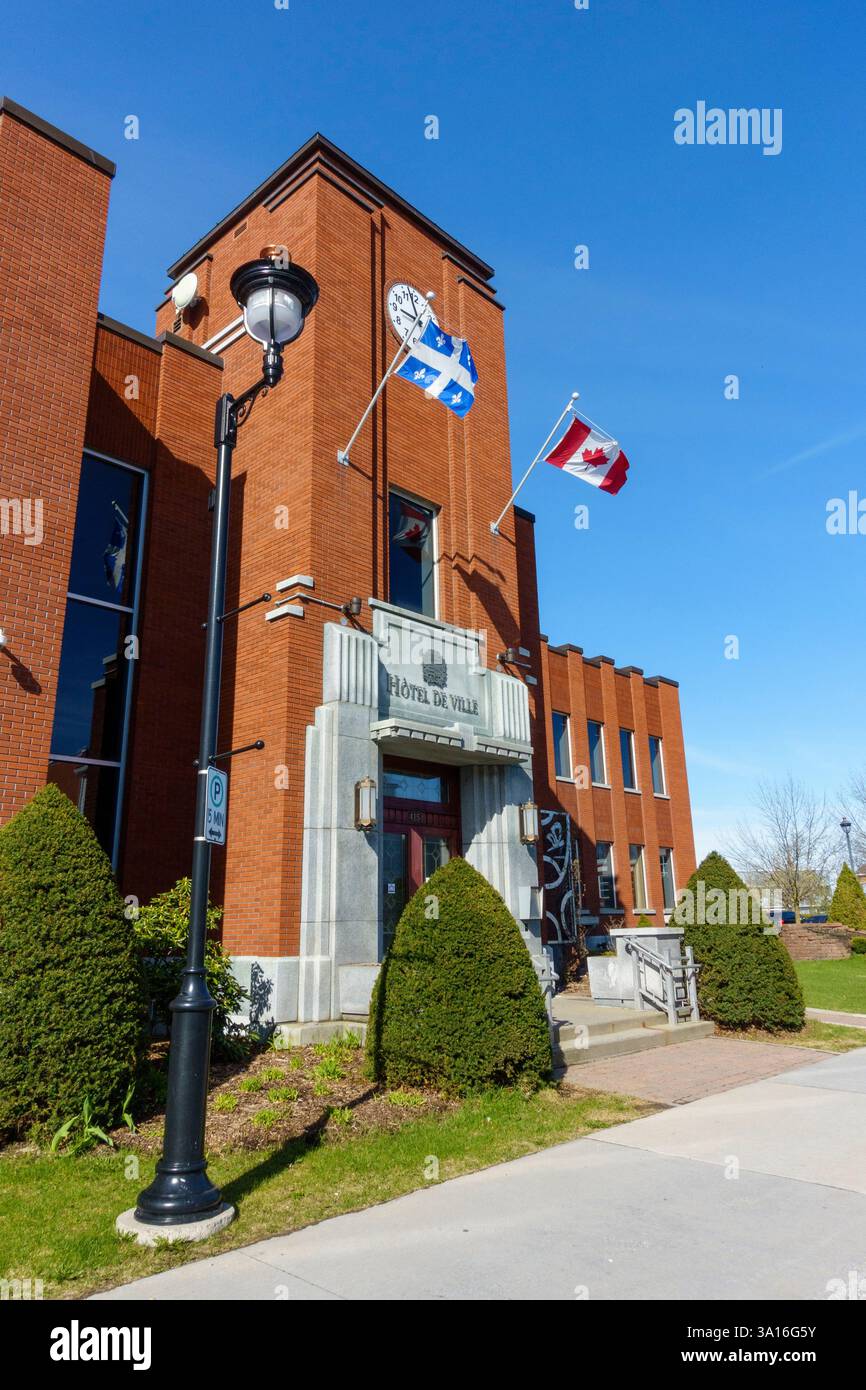 Canada, Québec, province de Québec, Drummondville, hôtel de ville Banque D'Images