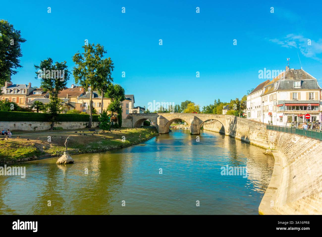 France, Val d'Oise, L'Isle Adam Banque D'Images