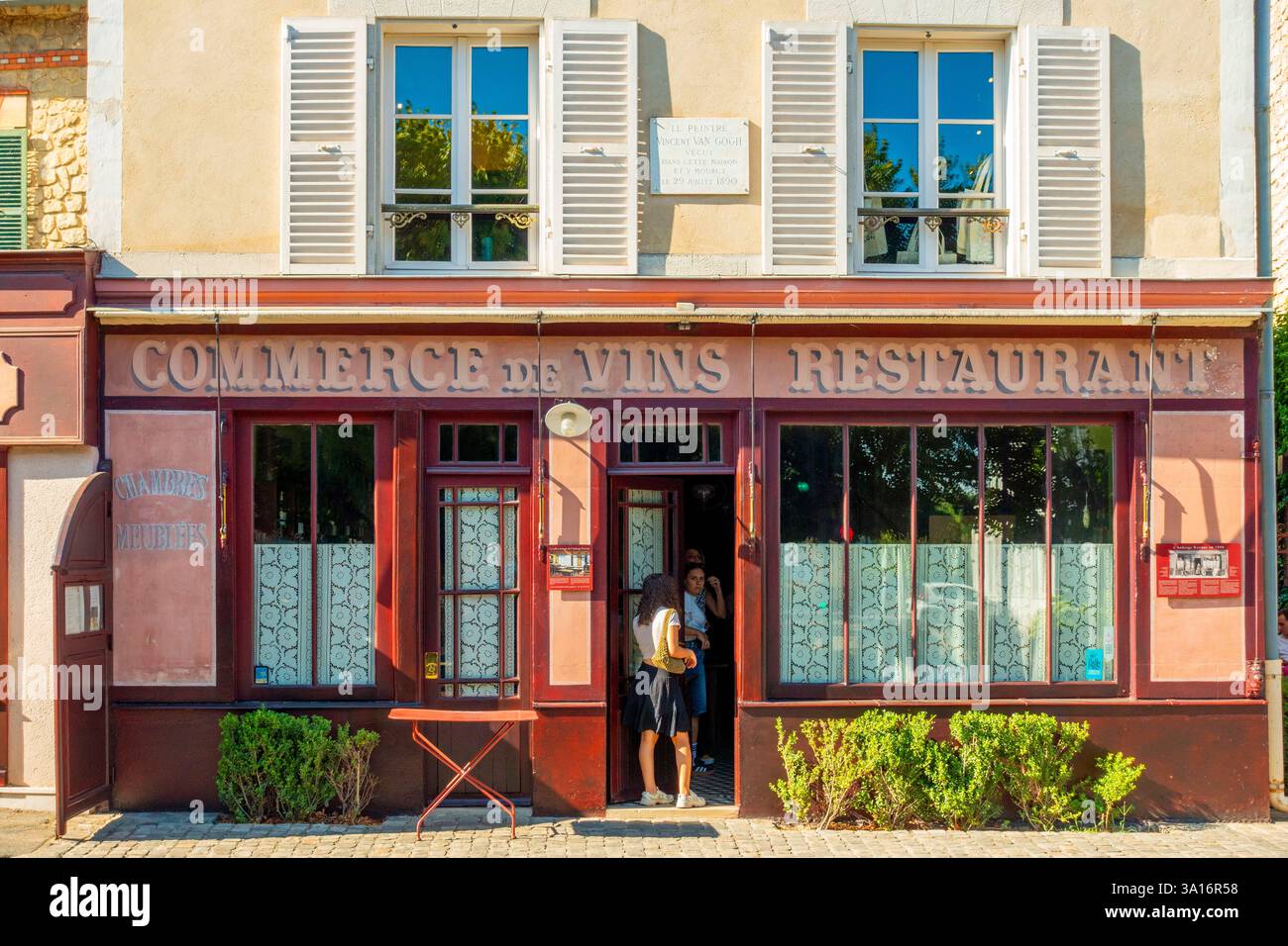 France, Val d'Oise, Auvers sur Oise, l'Auberge de Ravoux Banque D'Images