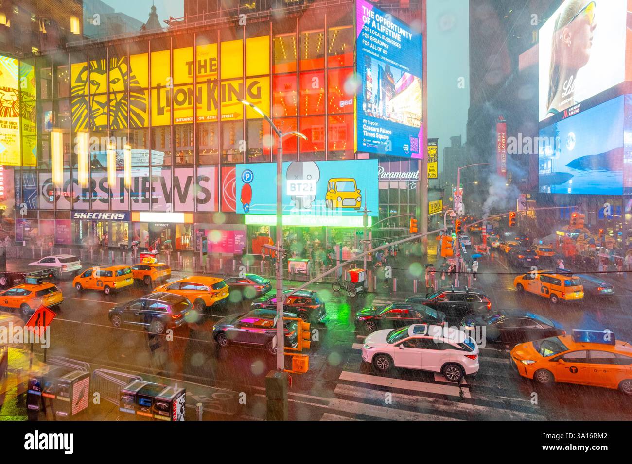 États-Unis, État de New York, New York City, Manhattan, Midtown, Times Square Banque D'Images