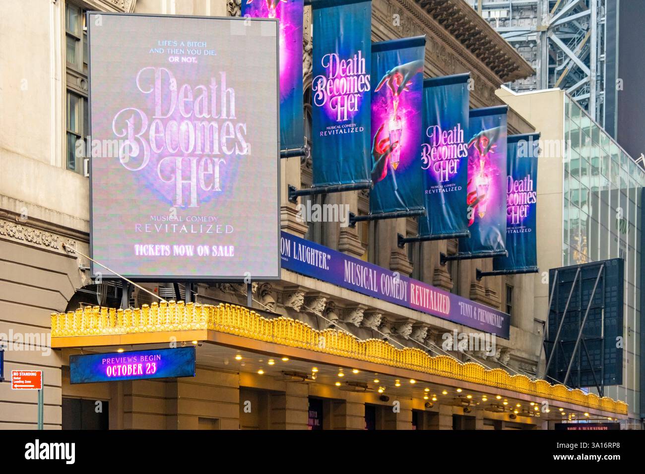 États-Unis, État de New York, New York City, Manhattan, Broadway musical Banque D'Images