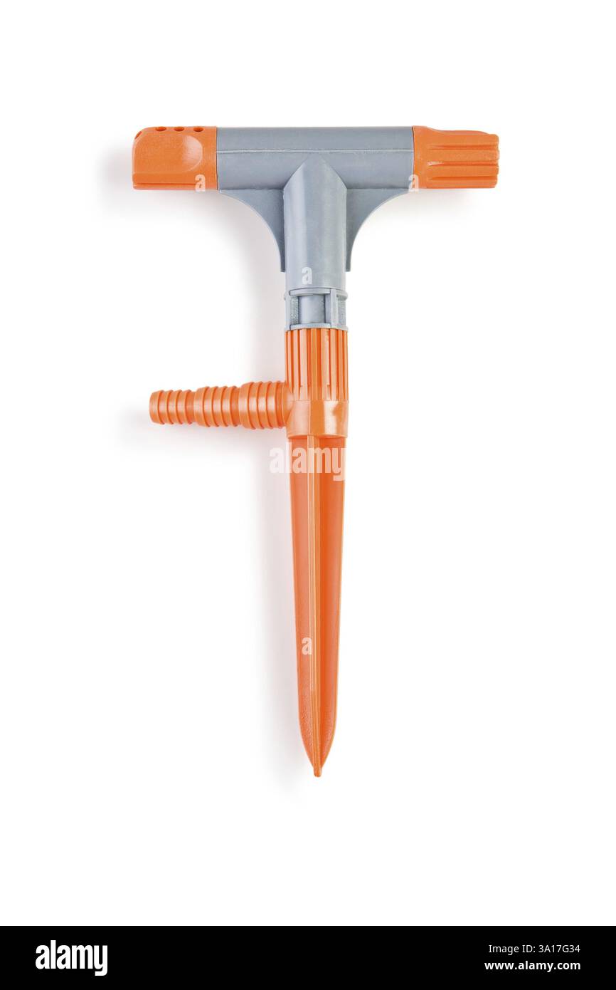 Le flexible d'eau de jardin Banque D'Images